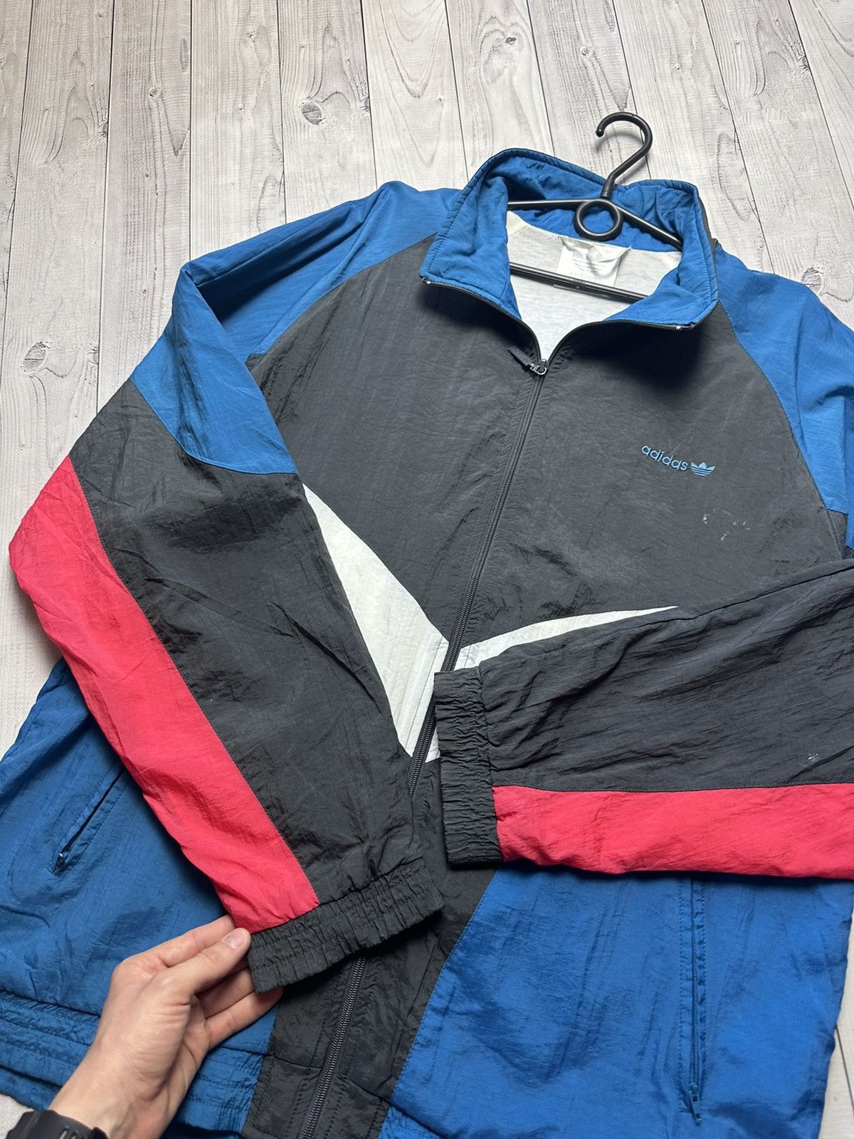 Adidas × Vintage Vintage adidas track jacket size XL rare Size US XL / EU 56 / 4 - 7 Thumbnail