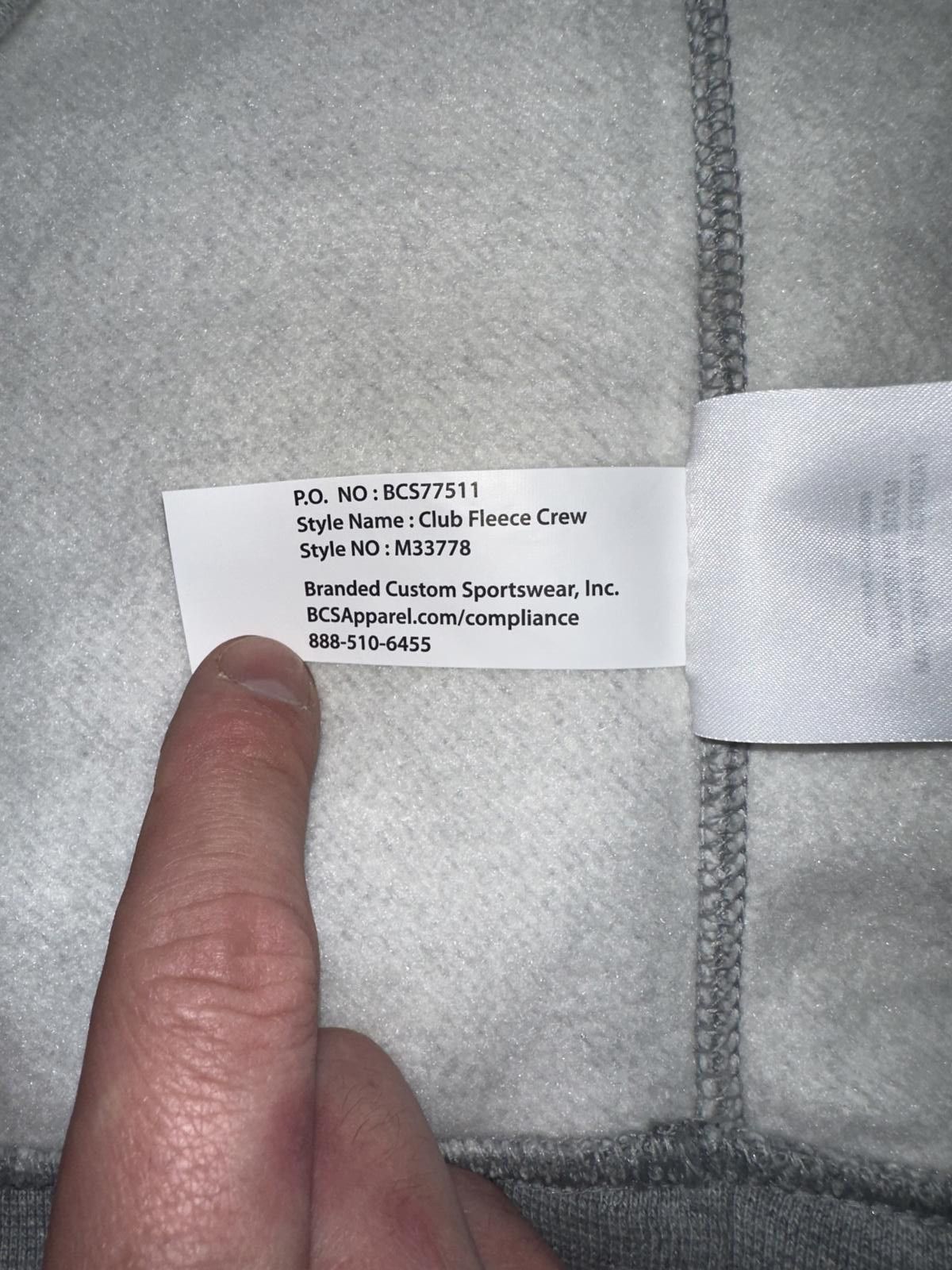 Nike Nike College Club Fleece (Georgia) Men's Sweatshirt Size US XL / EU 56 / 4 - 5 Thumbnail