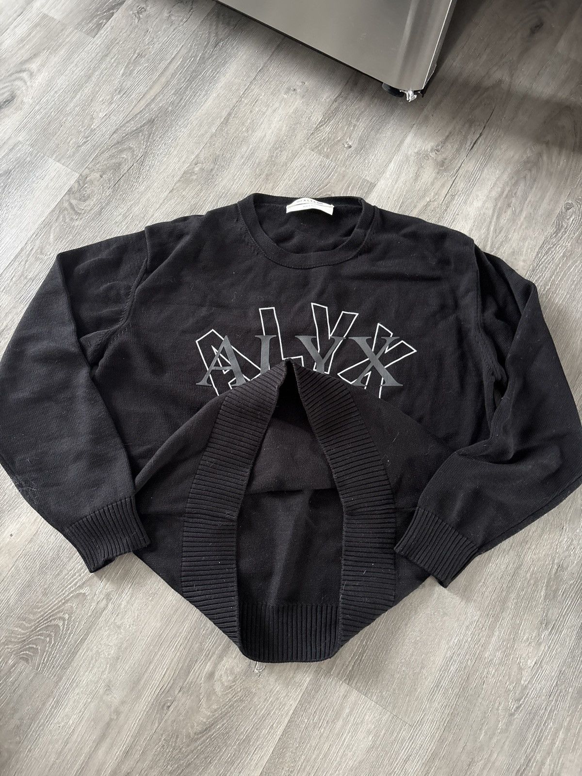 1017 ALYX 9SM black 1017 ALYX 9SM crewneck sweater Size US XL / EU 56 / 4 - 7 Thumbnail