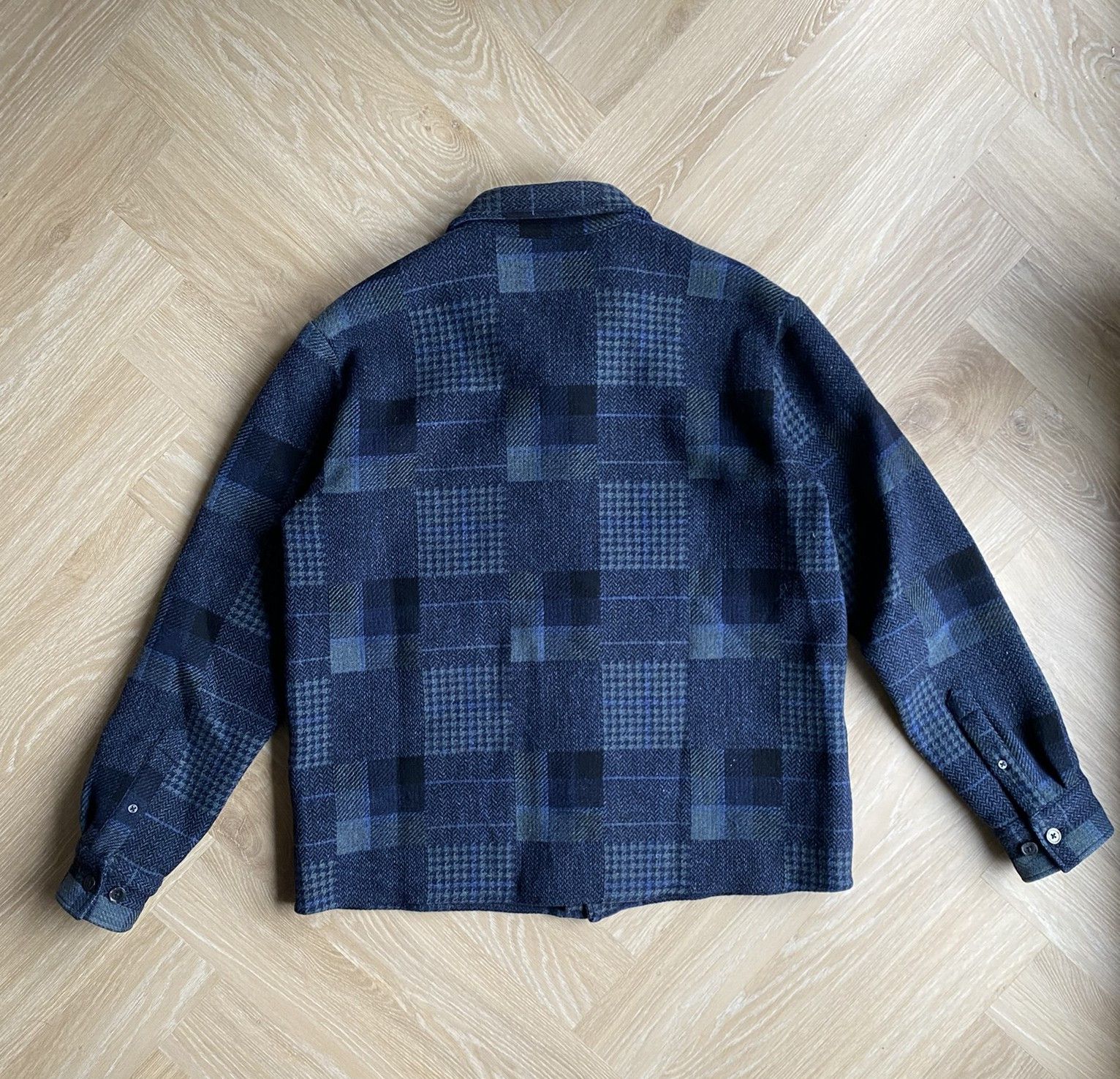 Our Legacy 46/S - Patch Overshirt - Navy Size US S / EU 44-46 / 1 - 7 Thumbnail