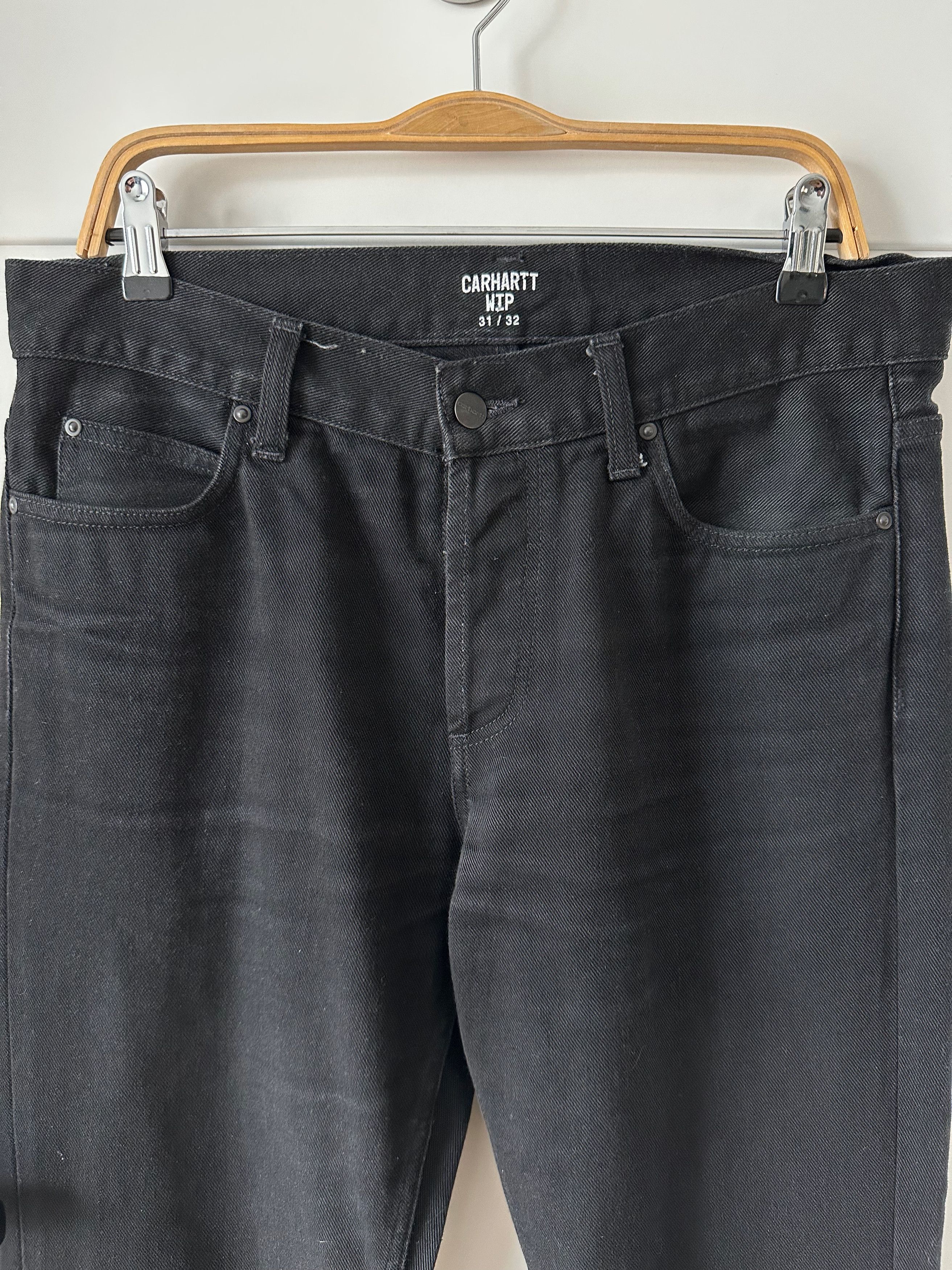 Carhartt Carhartt Wip Texas pant black denim jeans pants Size US 32 / EU 48 - 2 Thumbnail