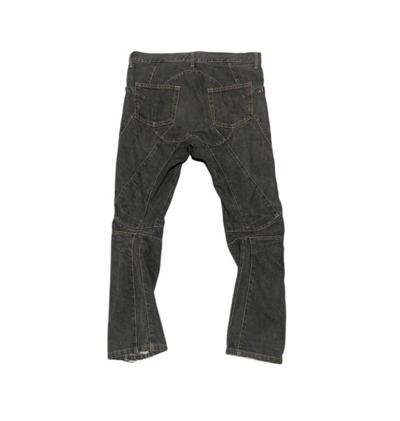 Junya Watanabe AD2004 Junya Watanabe Commes Des Garcons Curve Leg Jeans Size US 35 - 2 Thumbnail