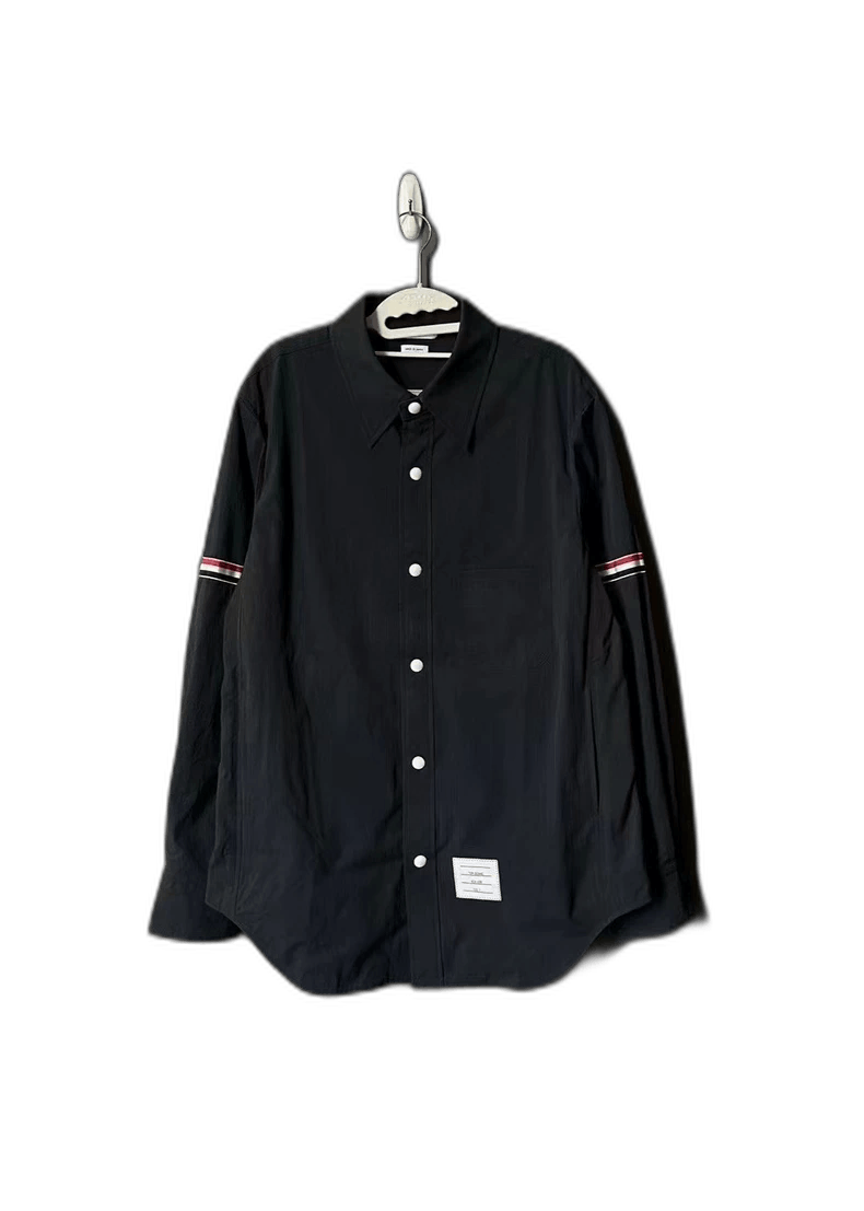 Thom Browne Thom Browne Long Sleeve Shirt Jacket-yf Size US M / EU 48-50 / 2 - 1 Thumbnail