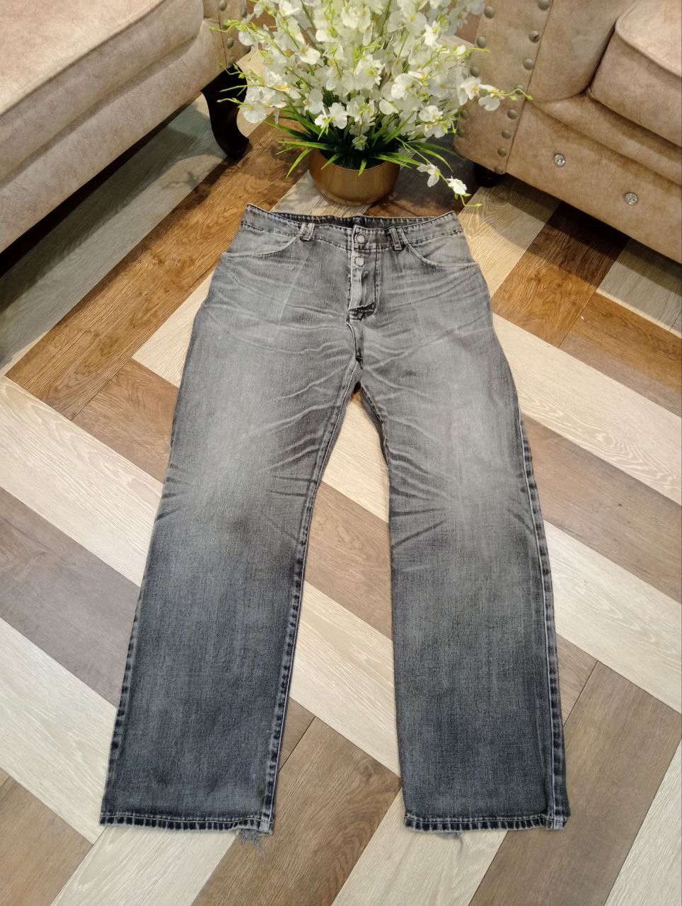 Levi's LEVI'S ENGINEERED DISTRESSED JEANS - SIZE 34 BLACK Size US 34 / EU 50 - 3 Thumbnail