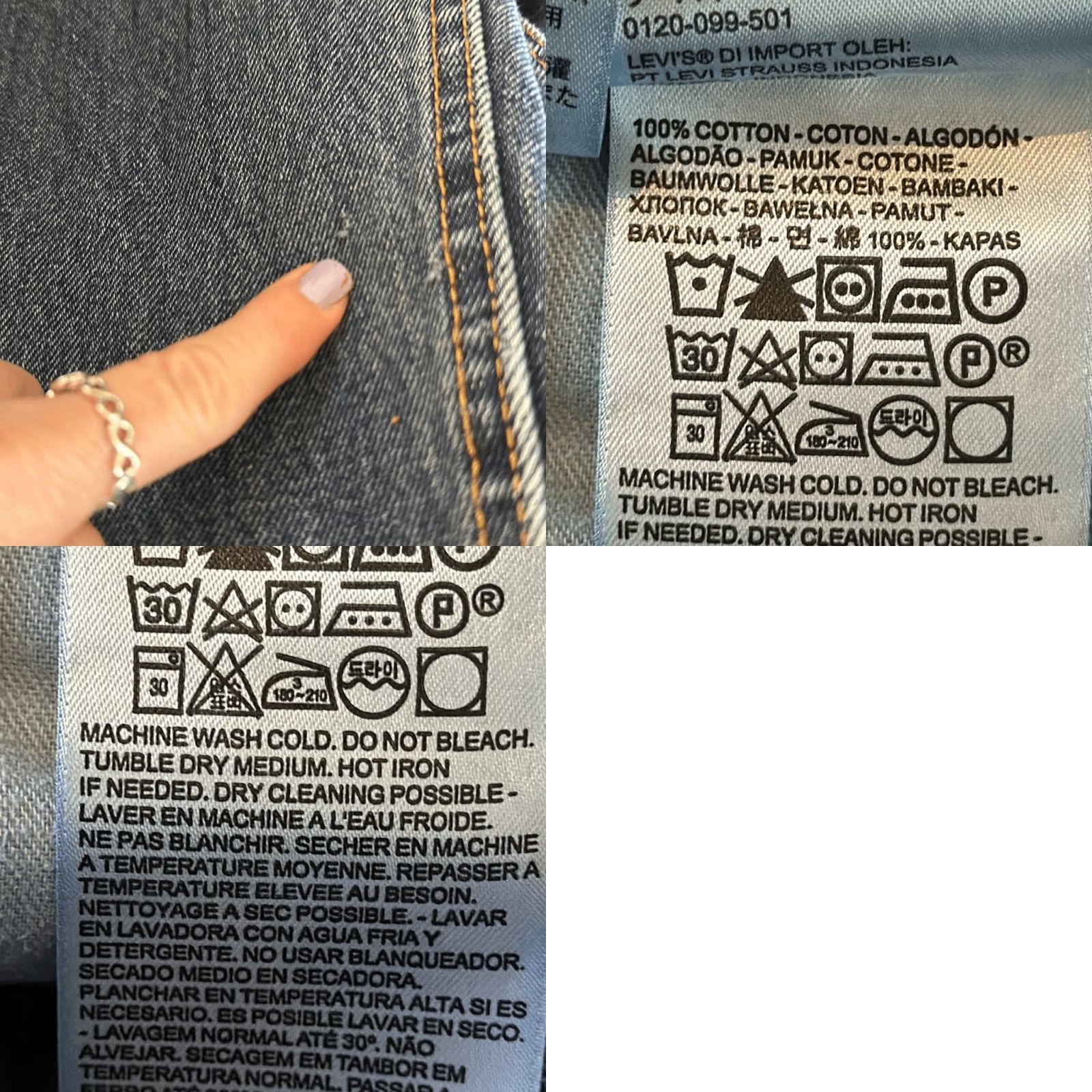 Levi's VINTAGE Levi's 505 Jeans Mens Regular Fit Straight Leg Jeans Blue 36x30 Size US 36 / EU 52 - 8 Thumbnail