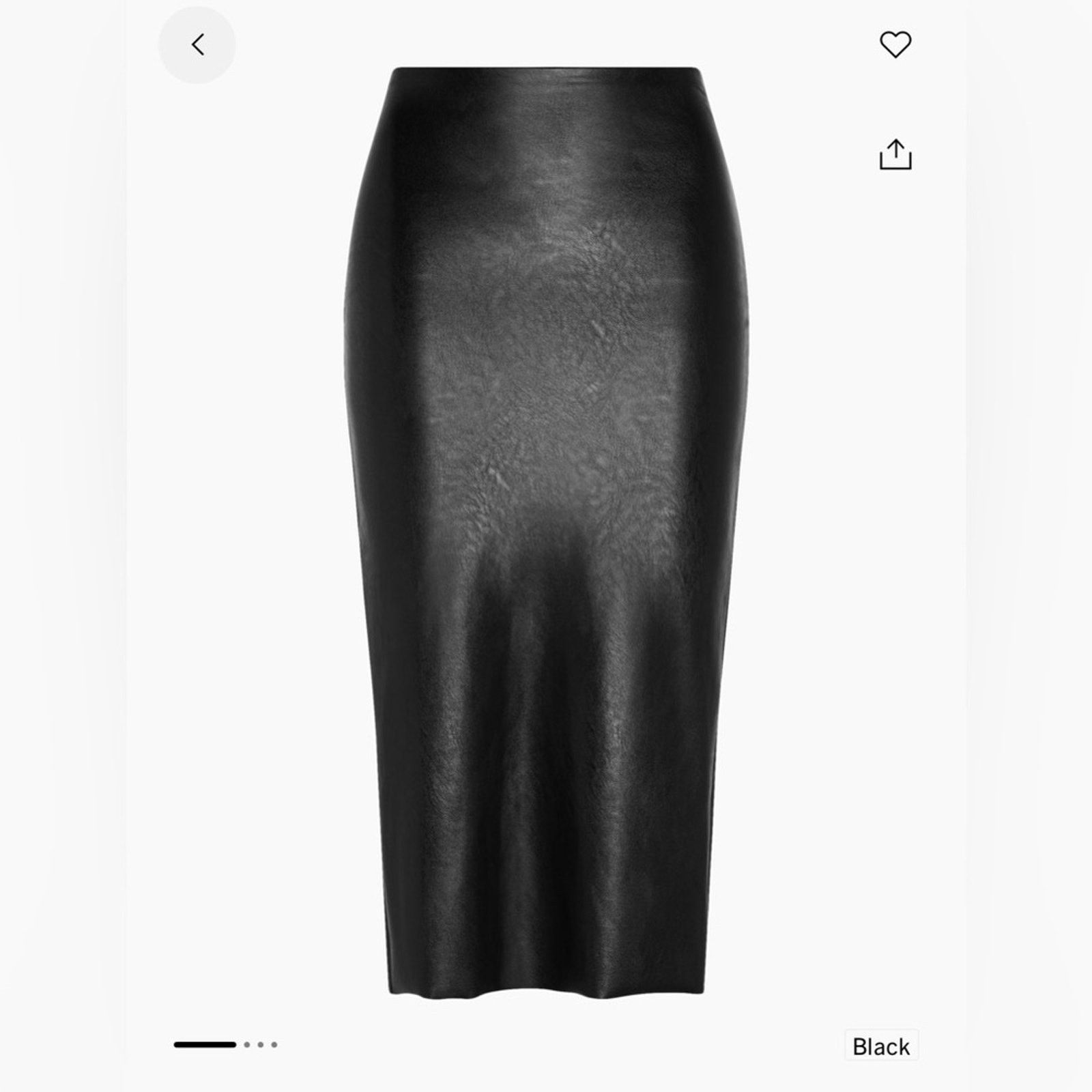 Commando New Commando Black Pencil Skirt size S Size 23" - 4 Thumbnail