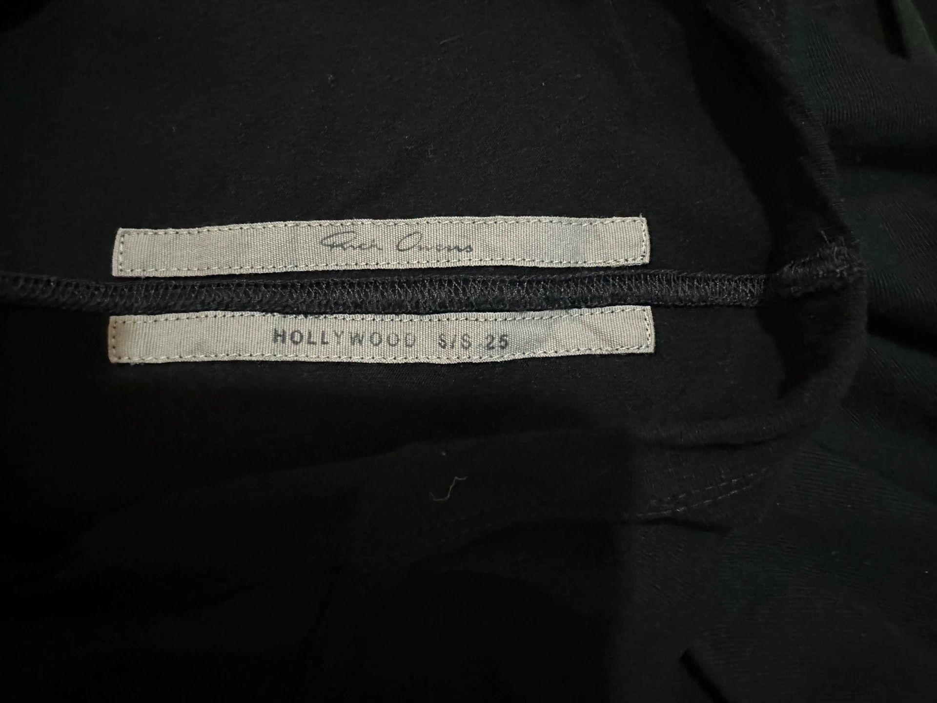 Rick Owens Rick Owens Basic SL Tee in Black Size US XL / EU 56 / 4 - 3 Thumbnail