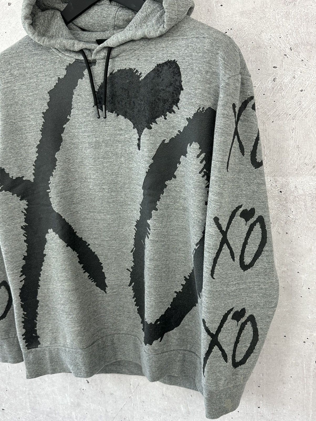 XO H&M x XO Grey Printed Long Sleeve Cotton Hoodie Size US M / EU 48-50 / 2 - 4 Thumbnail