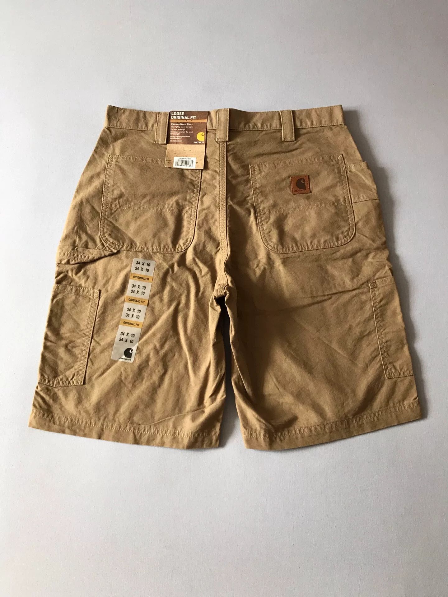 Carhartt Carhartt B147 Canvas Work Shorts Size US 34 / EU 50 - 1 Thumbnail