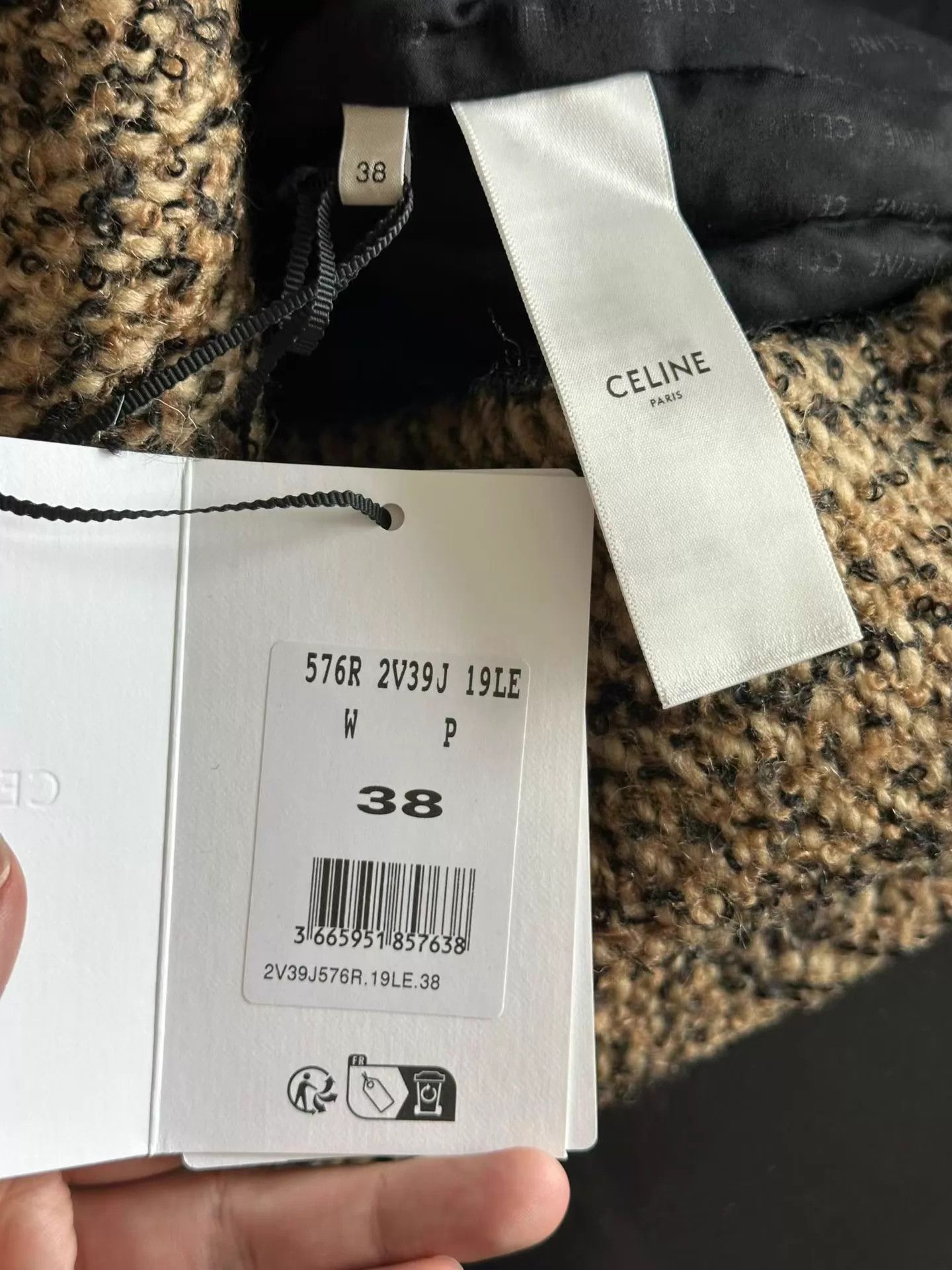 Celine Celine Tweed Cardigan - New With Tags EU 38 Size XS / US 0-2 / IT 36-38 - 4 Thumbnail