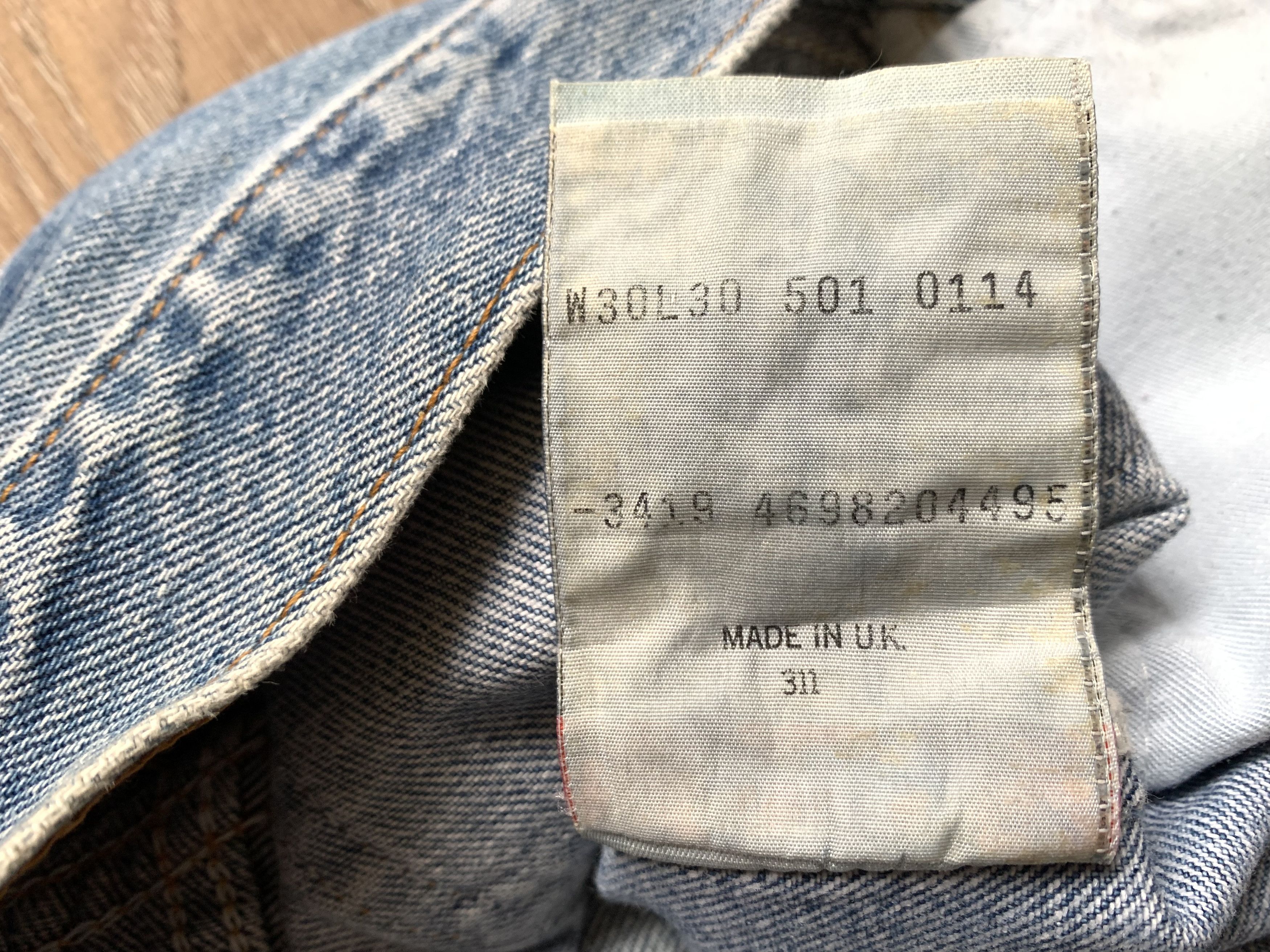 Women’s Levis 501 Blue Denim Jeans