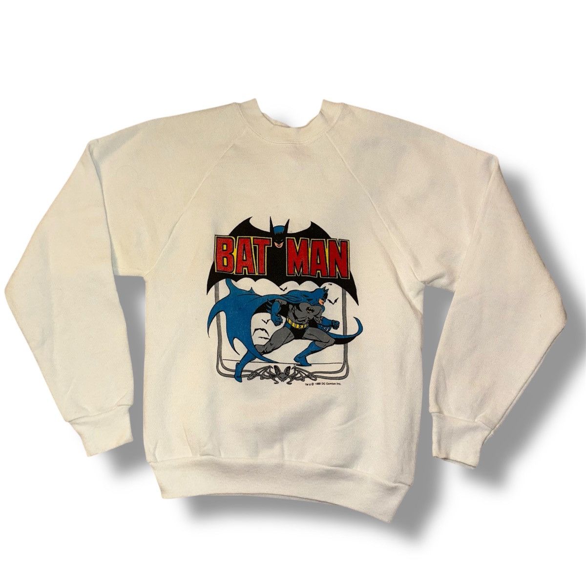 DC Comics × Vintage NOS Vintage Batman DC Comics 1988 Crewneck Sweatshirt Size US XXS / EU 40 - 1 Thumbnail