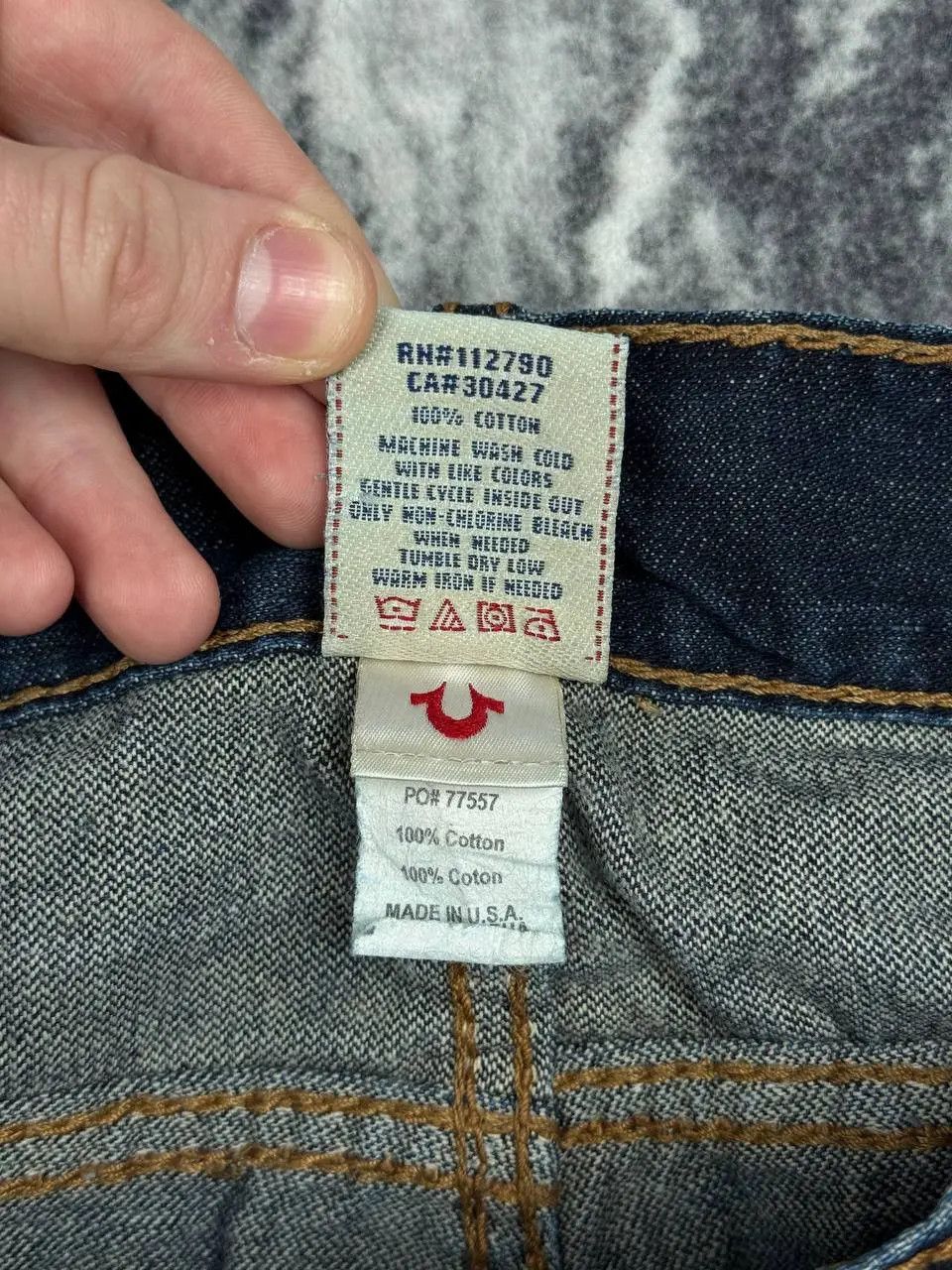 True Religion Share Vintage True Religion Zach Giant Big Denim Jeans Y2K Size US 38 / EU 54 - 11 Thumbnail