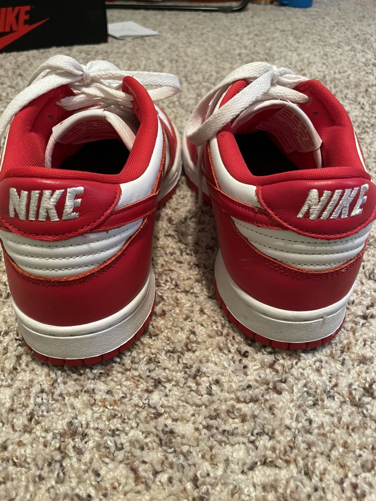 Nike Nike Dunk Low SP University Red Size US 10 / EU 43 - 5 Thumbnail