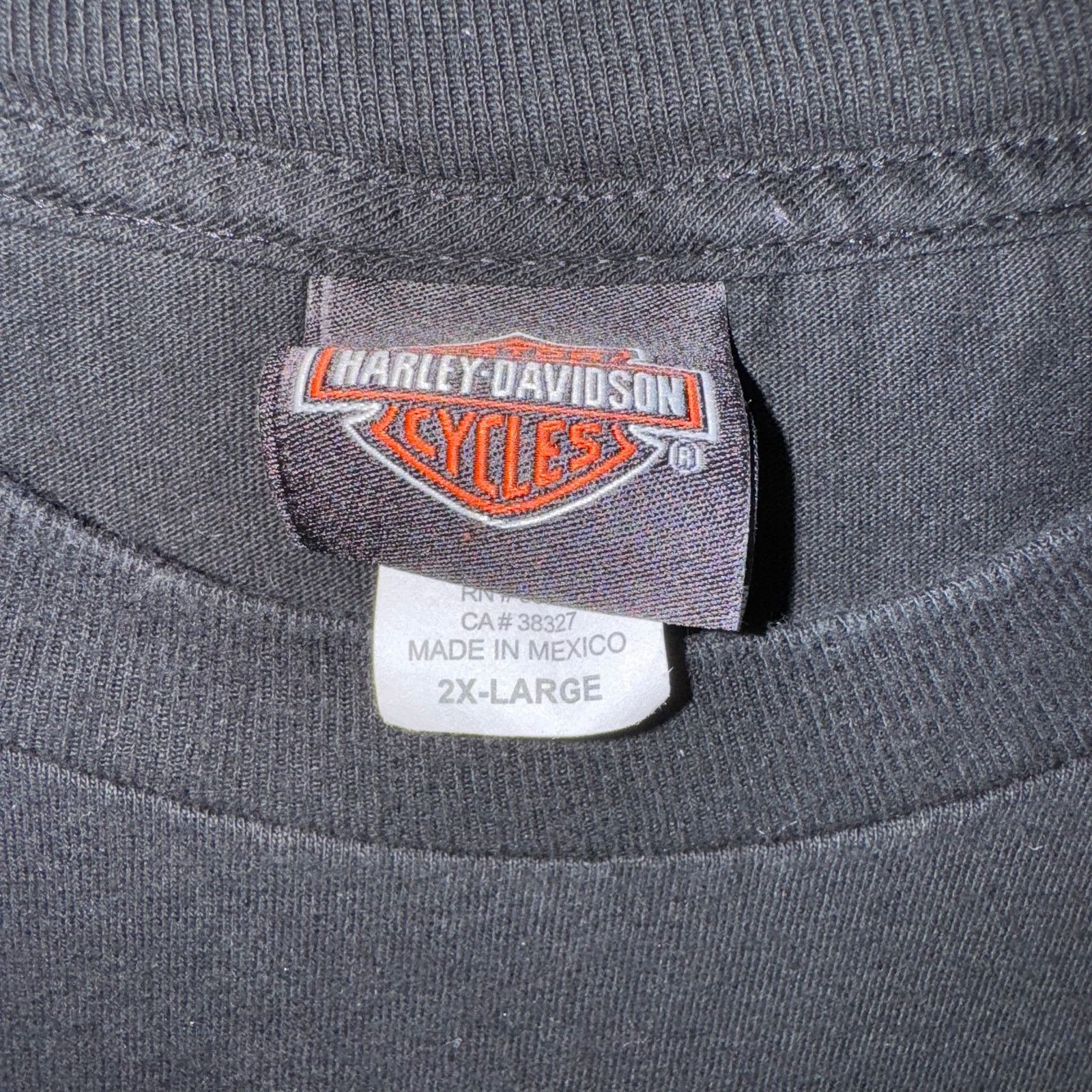 Harley Davidson Vintage Y2K Harley Davidson motorcycle 2000s flame t-shirt Size US XXL / EU 58 / 5 - 3 Thumbnail