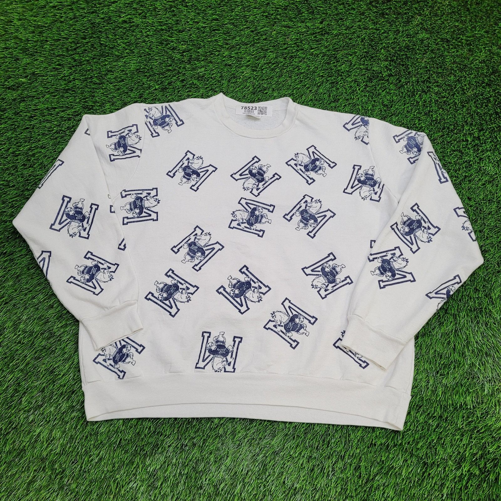 Other VTG Murray-State AOP Sweatshirt Large L/XL Cropped Boxy 90s Size US XL / EU 56 / 4 - 1 Thumbnail