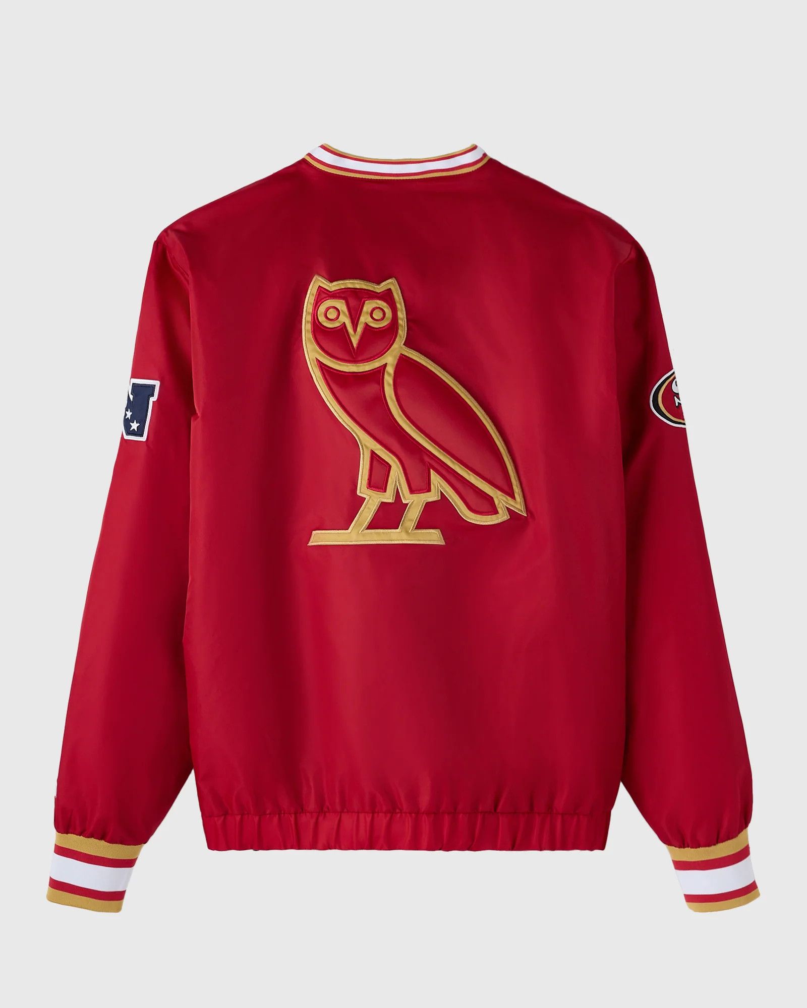 Drake OVO x NFL SAN FRANCISCO 49ER STARTER TRAINER PULLOVER JACKET Size US L / EU 52-54 / 3 - 4 Thumbnail