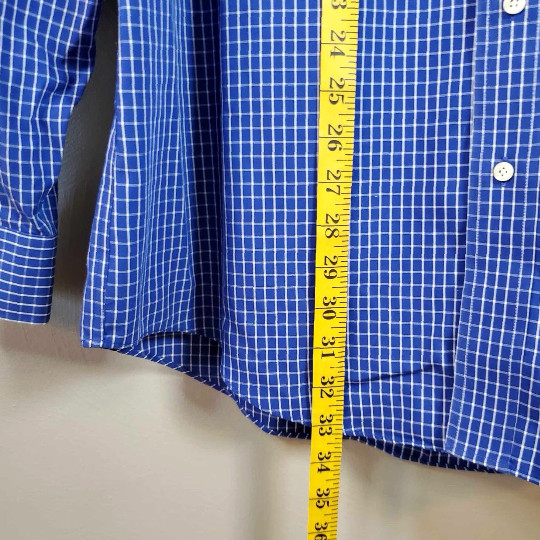 Brooks Brothers Brooks Brothers 346 Men's 16 - 6/7 Button Down Shirt Solid Blue Long Sleeve Size US L / EU 52-54 / 3 - 5 Thumbnail