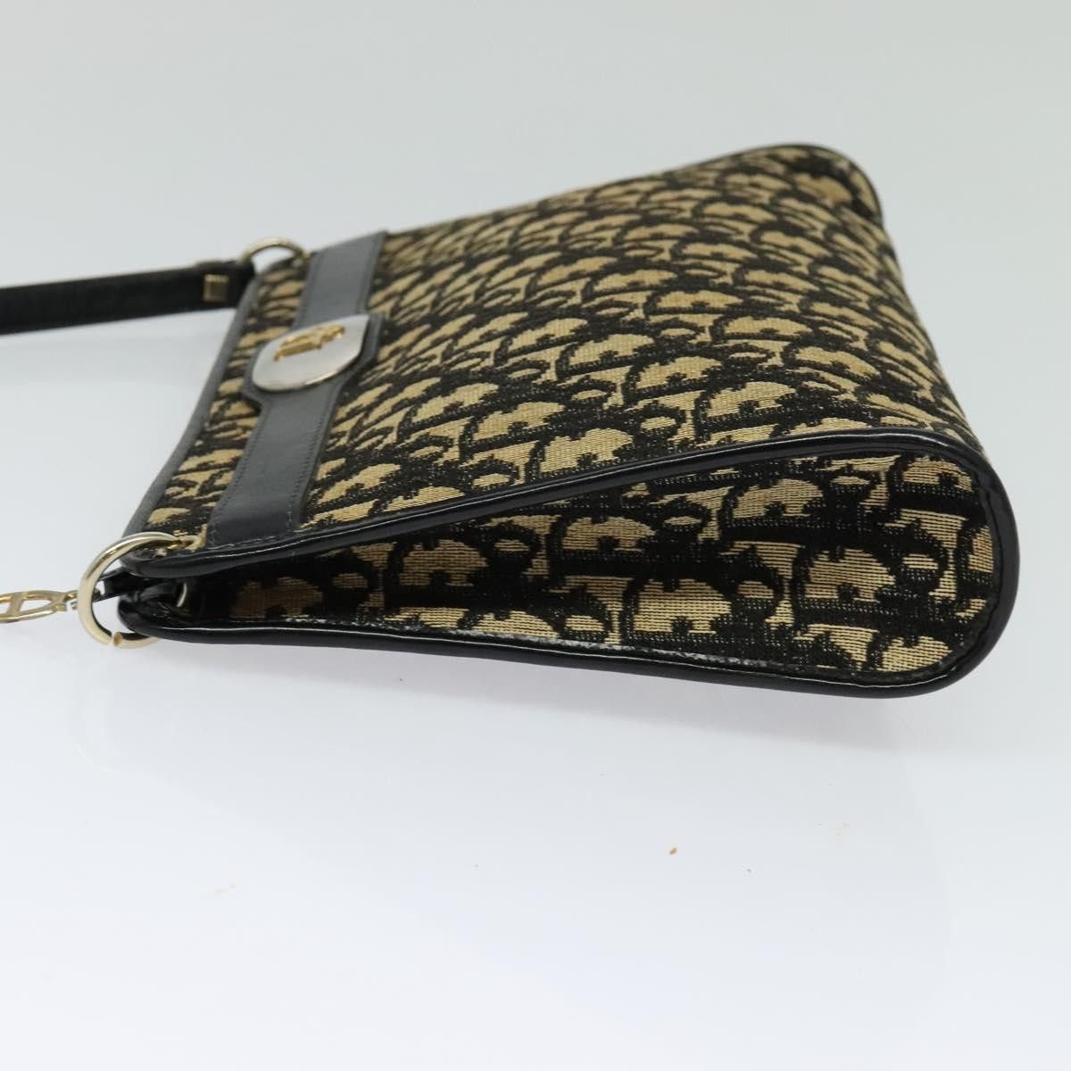 Dior DIOR Trotter Canvas Shoulder Bag Black Size ONE SIZE - 4 Thumbnail