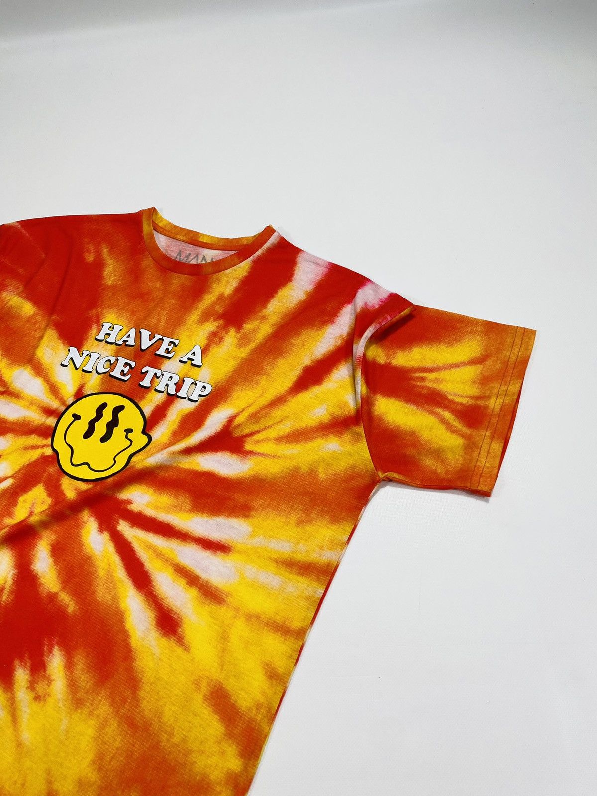 Vintage 🔥LASTDROP🔥 Have A Nice Trip Psychedelic Smiley Tie Dye Size US XL / EU 56 / 4 - 4 Thumbnail