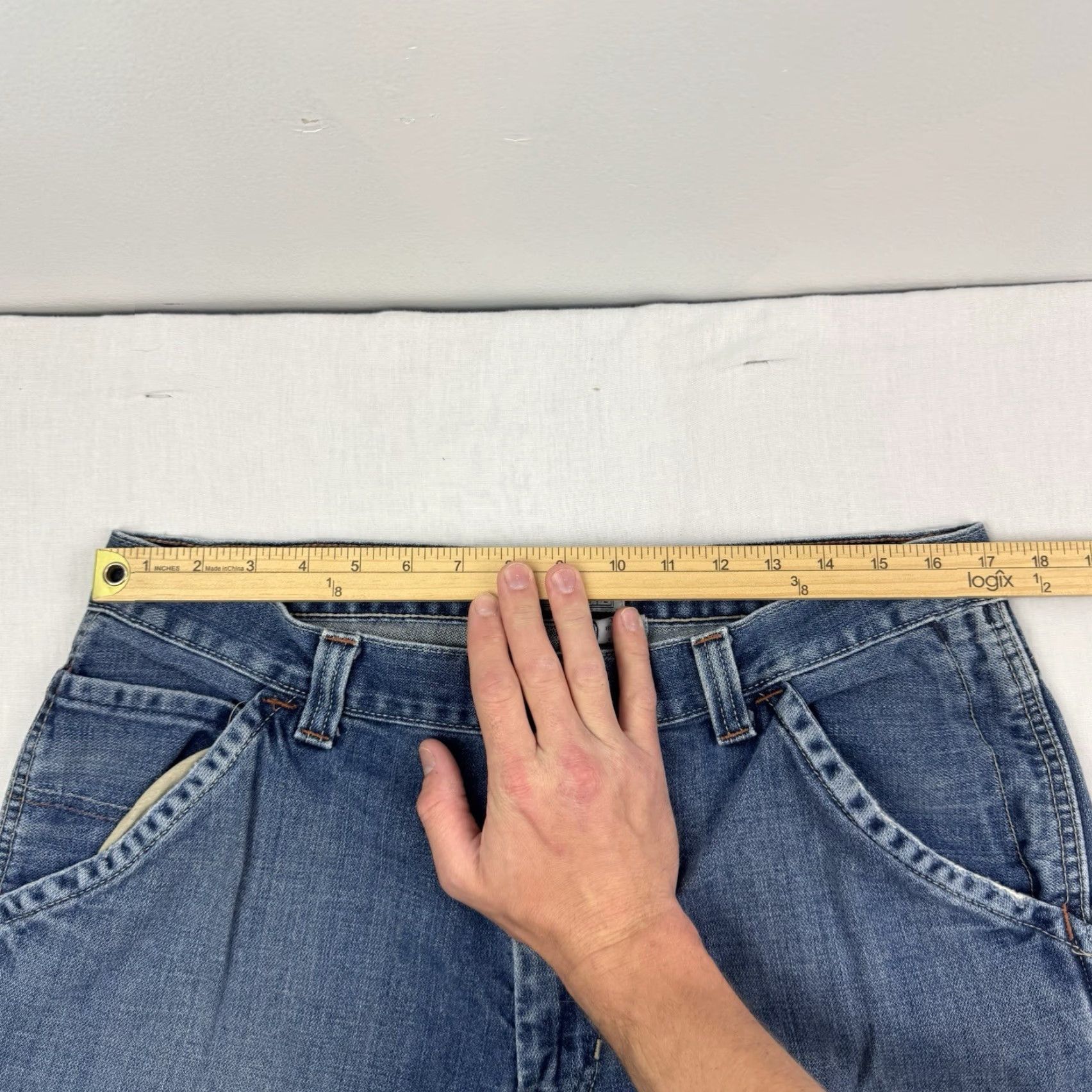 Old Navy Vintage Old Navy Painters Jeans Adult 34x32 Carpenter Baggy Relaxed Y2K Grunge Size US 34 / EU 50 - 5 Thumbnail
