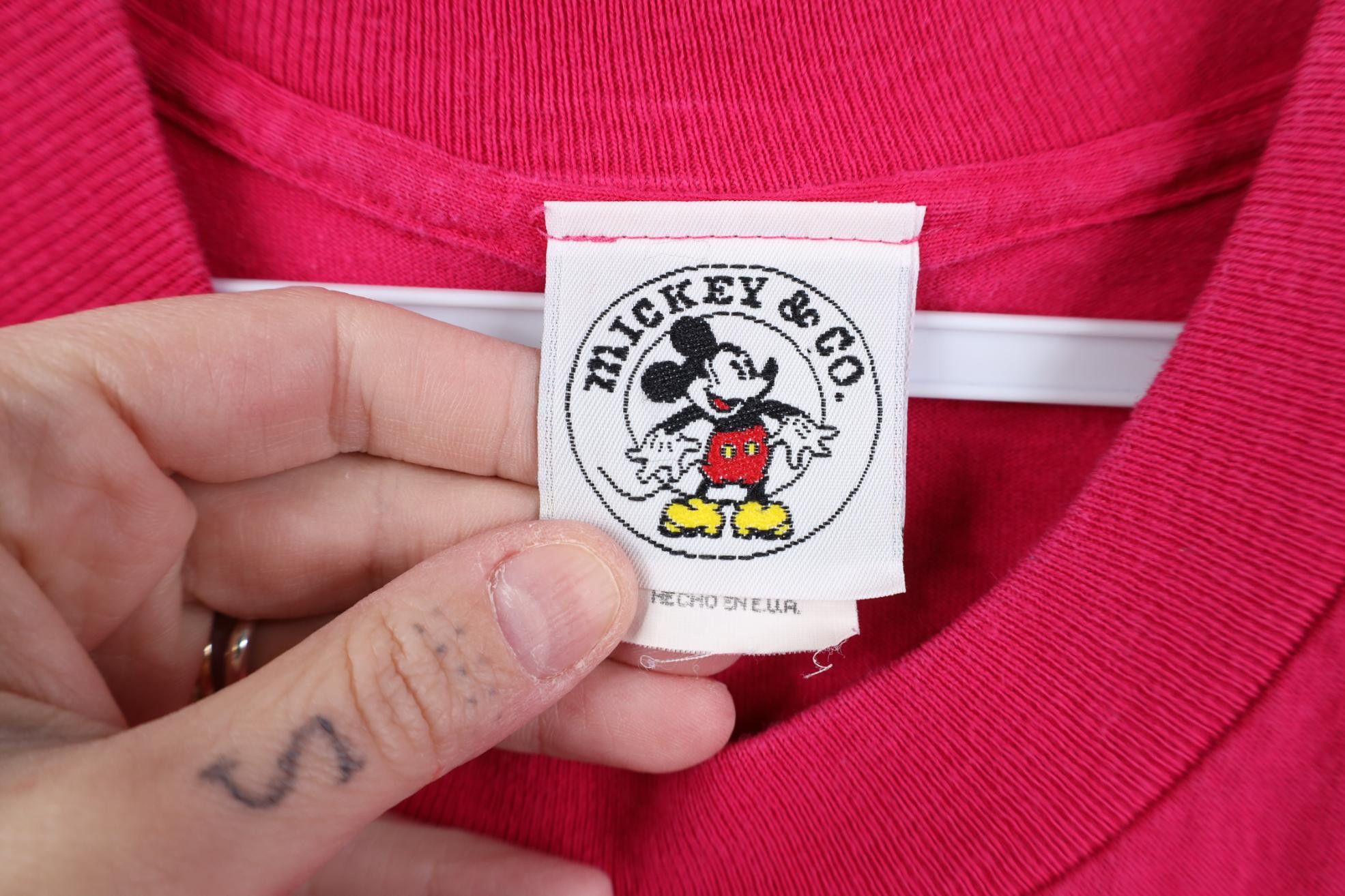 Disney Vintage 90s Disney Mickey Mouse Short Sleeve T-Shirt USA Size US L / EU 52-54 / 3 - 6 Thumbnail