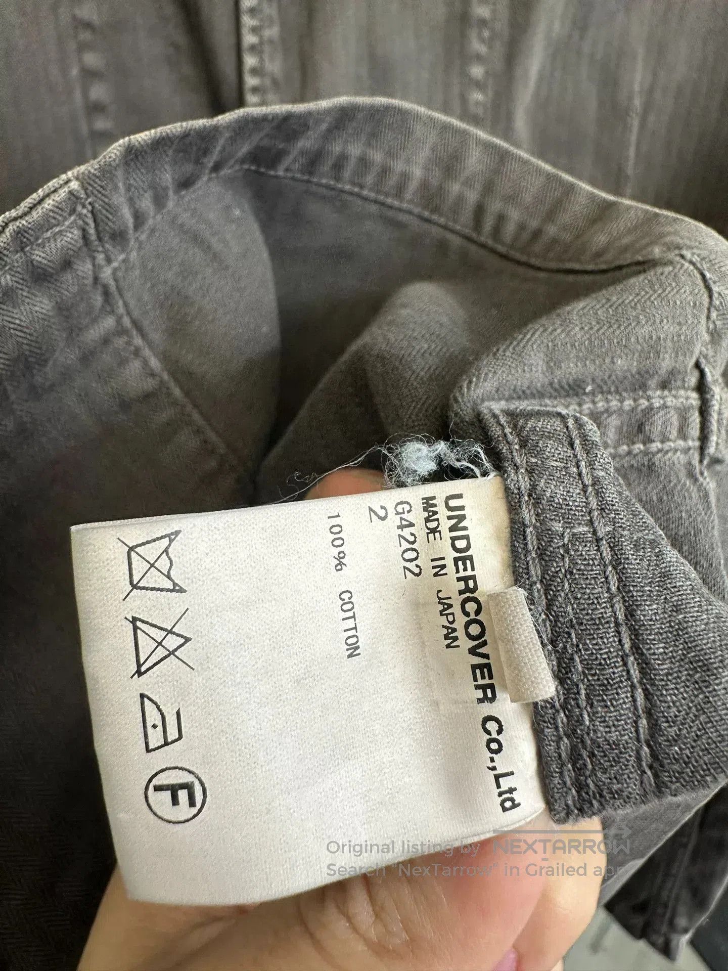 Comme des Garcons Homme Plus undercover water-washed worker jacket. Size US M / EU 48-50 / 2 - 7 Thumbnail
