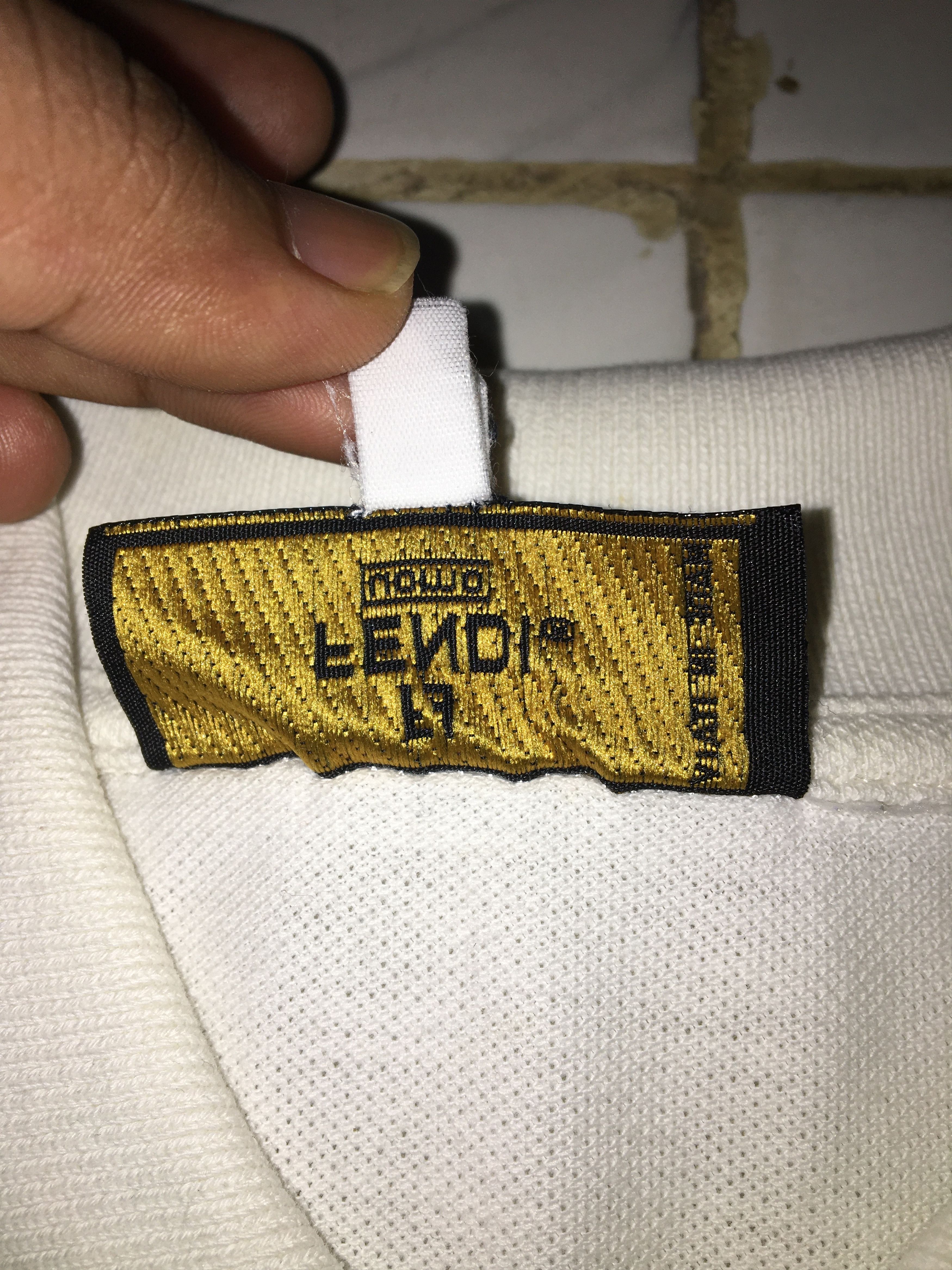 Fendi × Vintage Vintage Fendi Polo Shirt Size US L / EU 52-54 / 3 - 5 Thumbnail