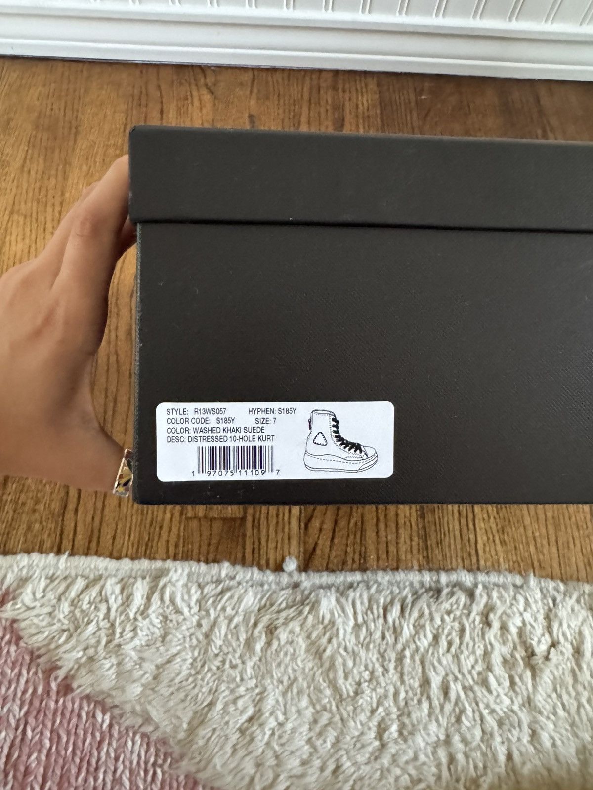 R13 Tall Kurt Sneakers Size US 7 / IT 37 - 2 Thumbnail