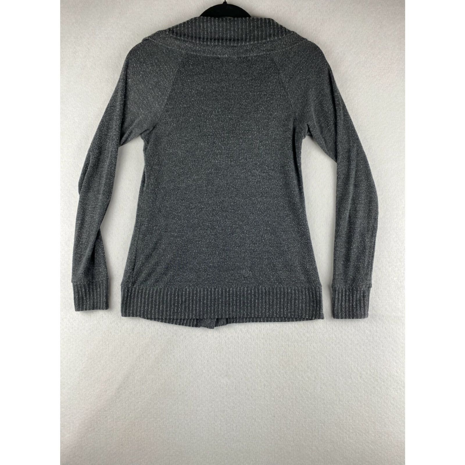 Vintage Silence + Noise Cardigan Sweater Womens M Gray Button Front Pockets Casual Modern Knit, Cardigan, Women, M, Gray, Silence + Noise, Sweater, Cardigan Size M / US 6-8 / IT 42-44 - 7 Thumbnail