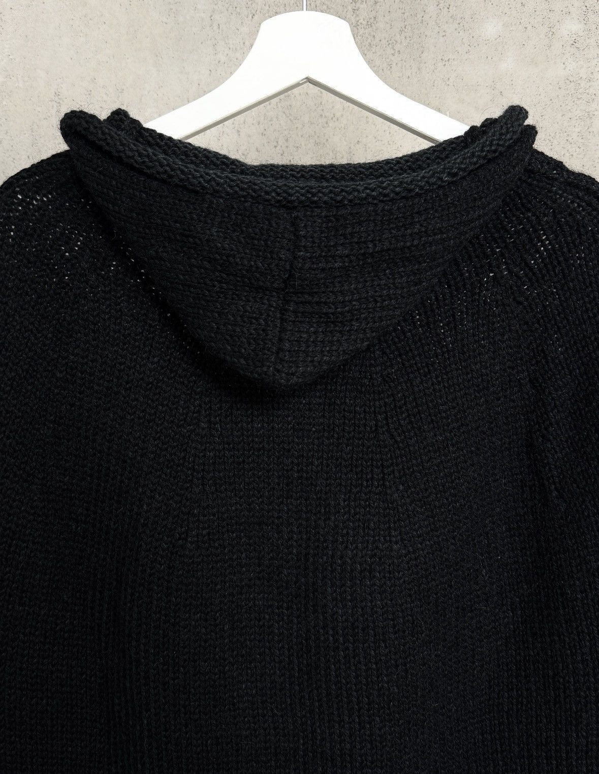 Yohji Yamamoto Yohji Yamamoto Hooded Knit Poncho Vest mid 90’s Size L / US 10 / IT 46 - 4 Thumbnail