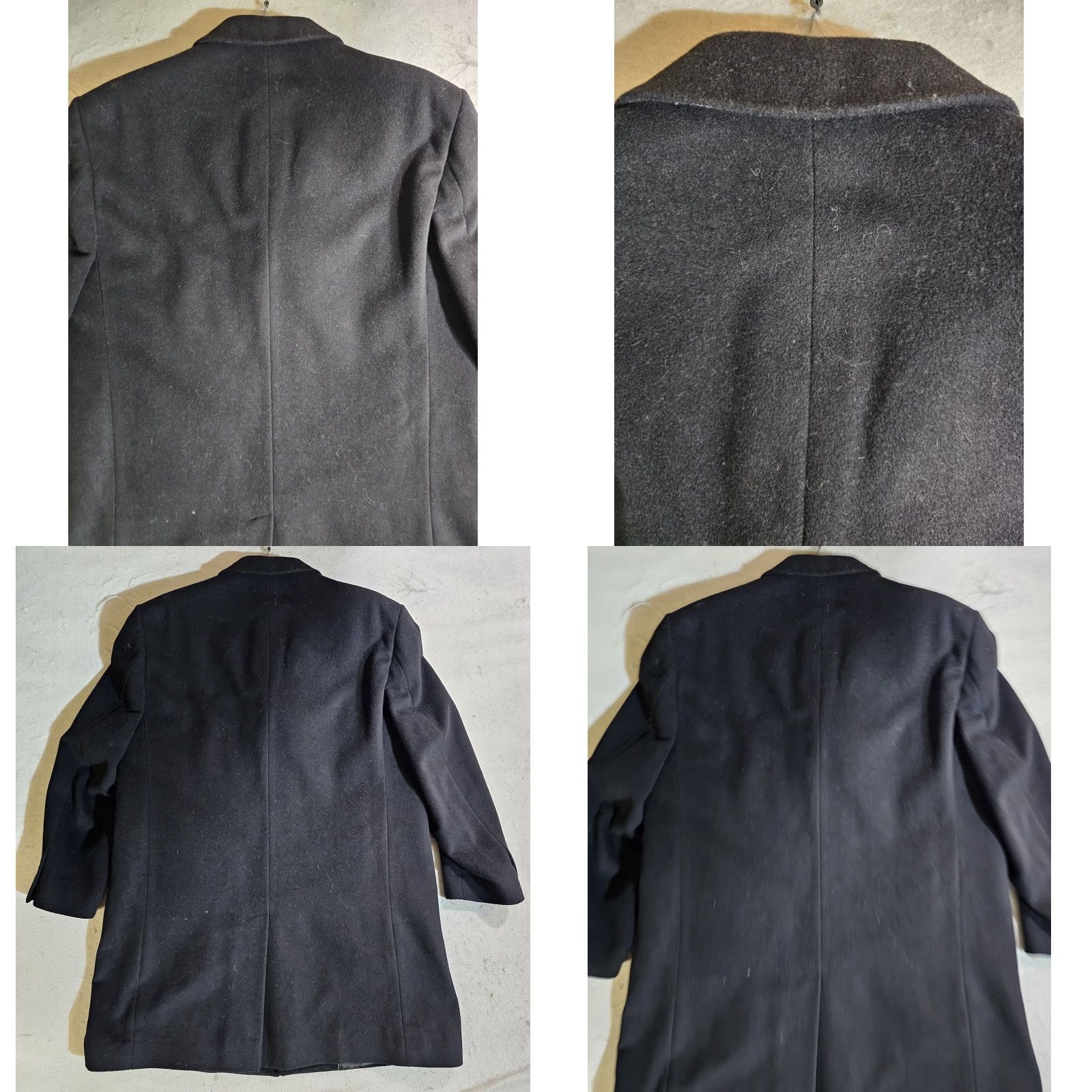 Ralph Lauren VINTAGE Chaps Ralph Lauren Signature Wool Blend Overcoat Single Breasted Black 46 R Mens Classic Coat Size US S / EU 44-46 / 1 - 8 Thumbnail