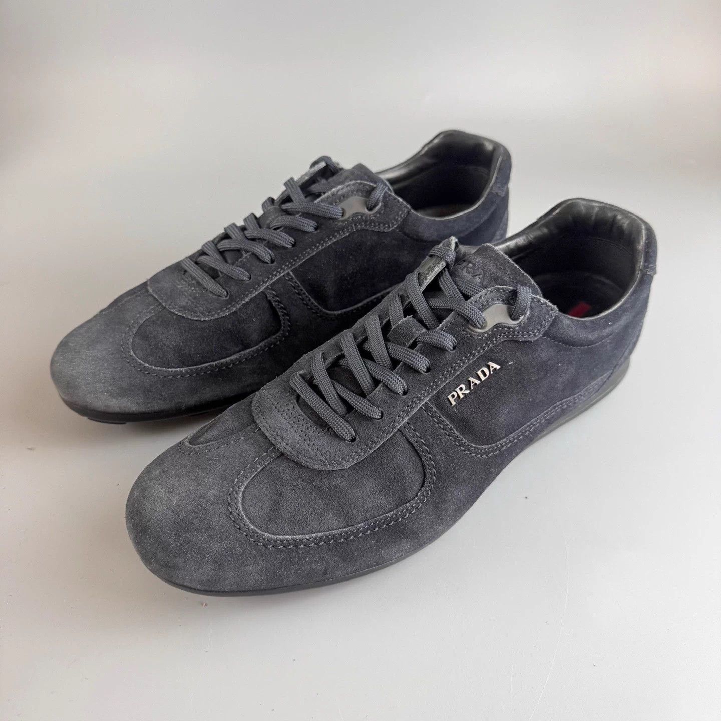 Prada Prada Black Logo Lace-Up Sneakers 42 Size US 8.5 / EU 41-42 - 1 Thumbnail