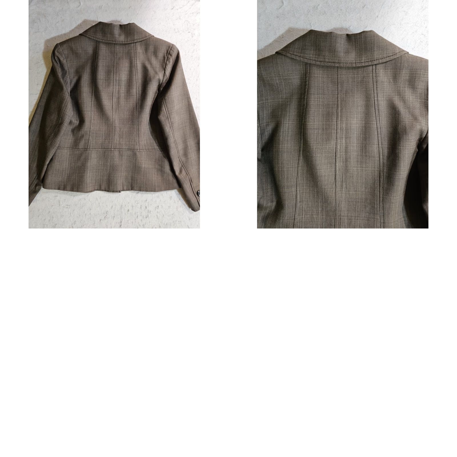 Pendleton VINTAGE Pendleton Petite Virgin Wool Blazer Suit Jacket Women's 8P Brown Blazer Size M / US 6-8 / IT 42-44 - 8 Thumbnail