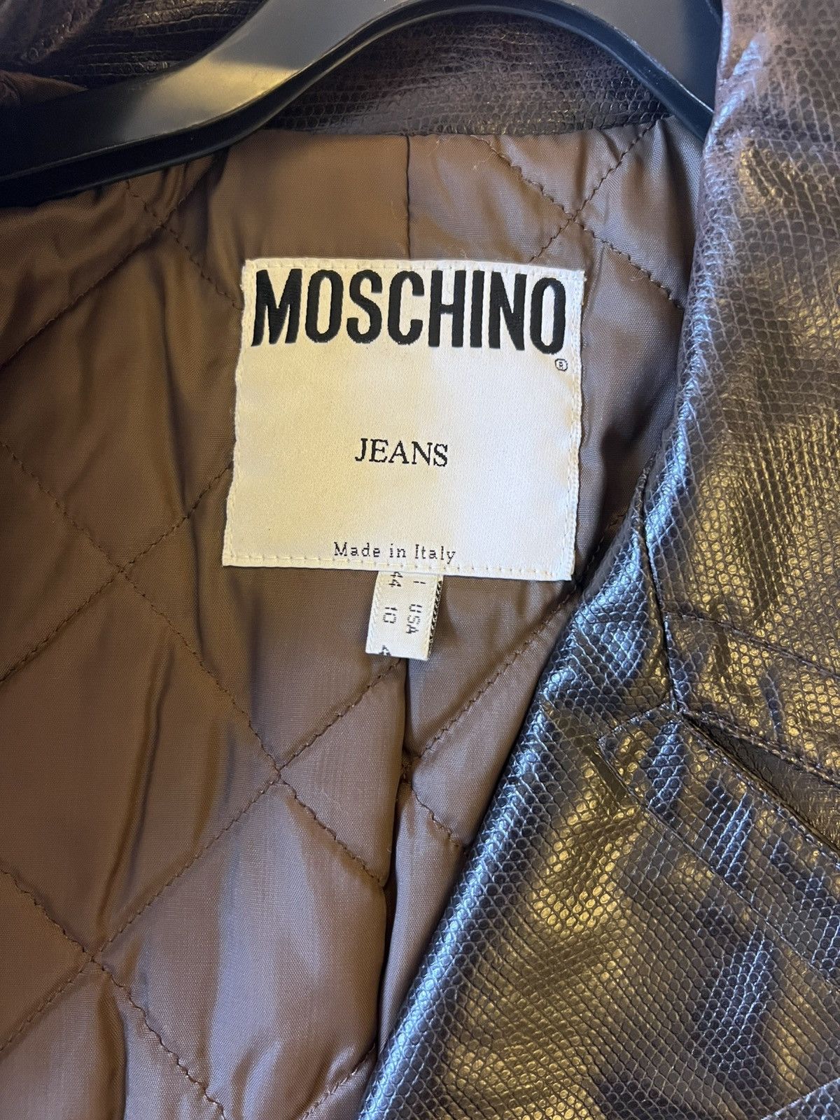 Moschino Moschino brown leather coat Size M / US 6-8 / IT 42-44 - 4 Thumbnail