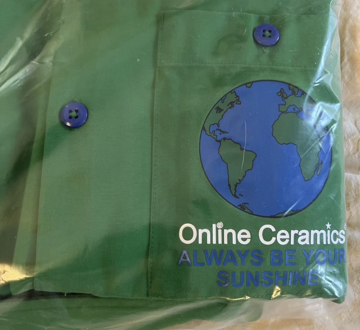 Online Ceramics × The North Face Online Ceramics TNF x OC SS Button Front Shirt Green size XL Size US XL / EU 56 / 4 - 7 Thumbnail