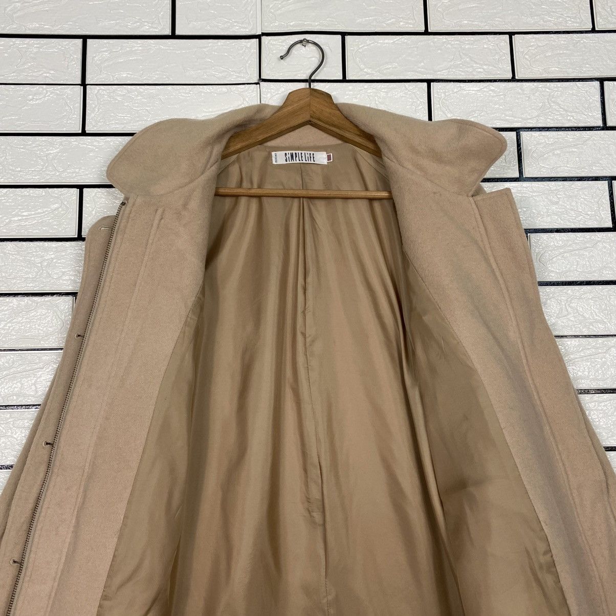 Issey Miyake 📌Vintage Long Jacket Wool Simple Life Japan Made Size US M / EU 48-50 / 2 - 16 Thumbnail