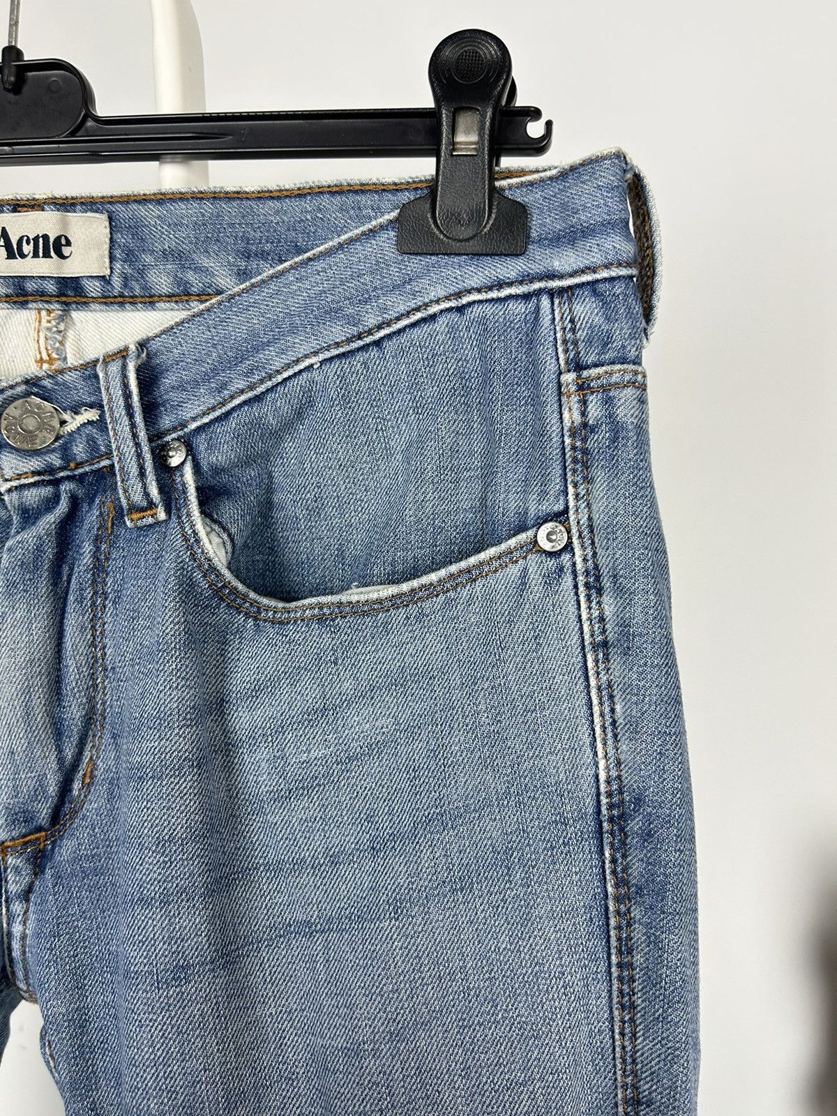 Acne Studios × Vintage Vintage Acne Studios Light Blue Denim Hype Distressed Jeans Size US 30 / EU 46 - 4 Thumbnail