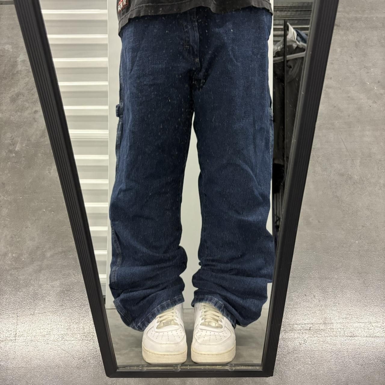 Vintage Crazy Vintage Y2K/2000s Baggy Carpenter Workwear Style Dark Wash Denim Jeans! Size US 38 / EU 54 - 1 Thumbnail