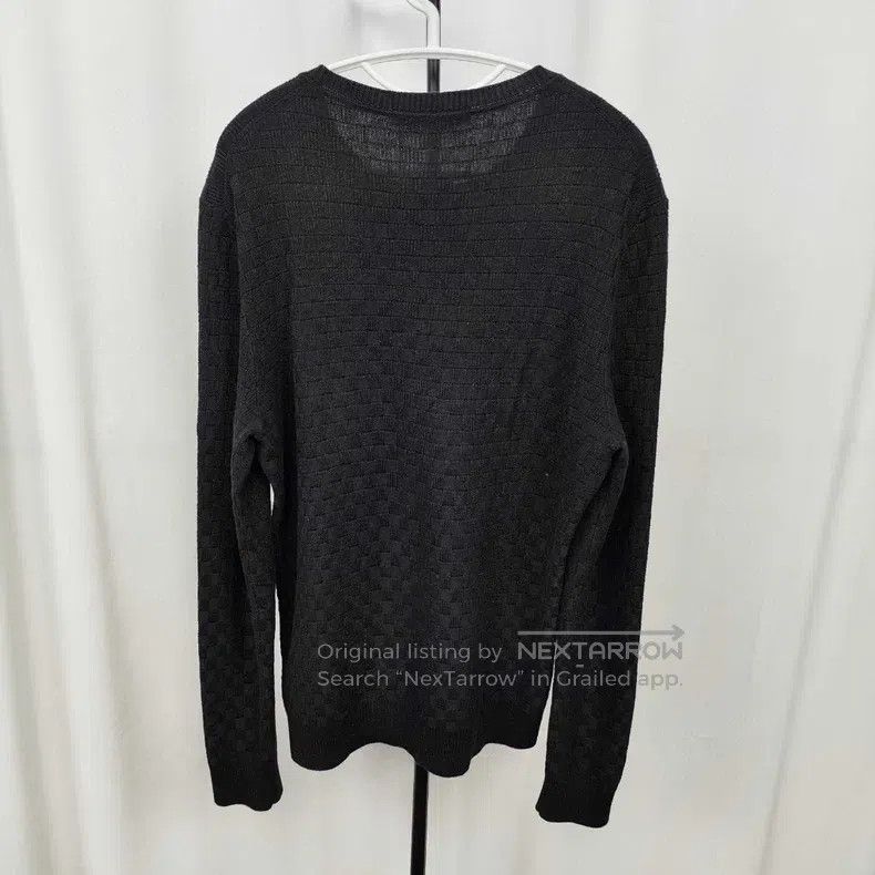 Louis Vuitton Louis Vuitton Knit dark check sweater Size US L / EU 52-54 / 3 - 2 Thumbnail