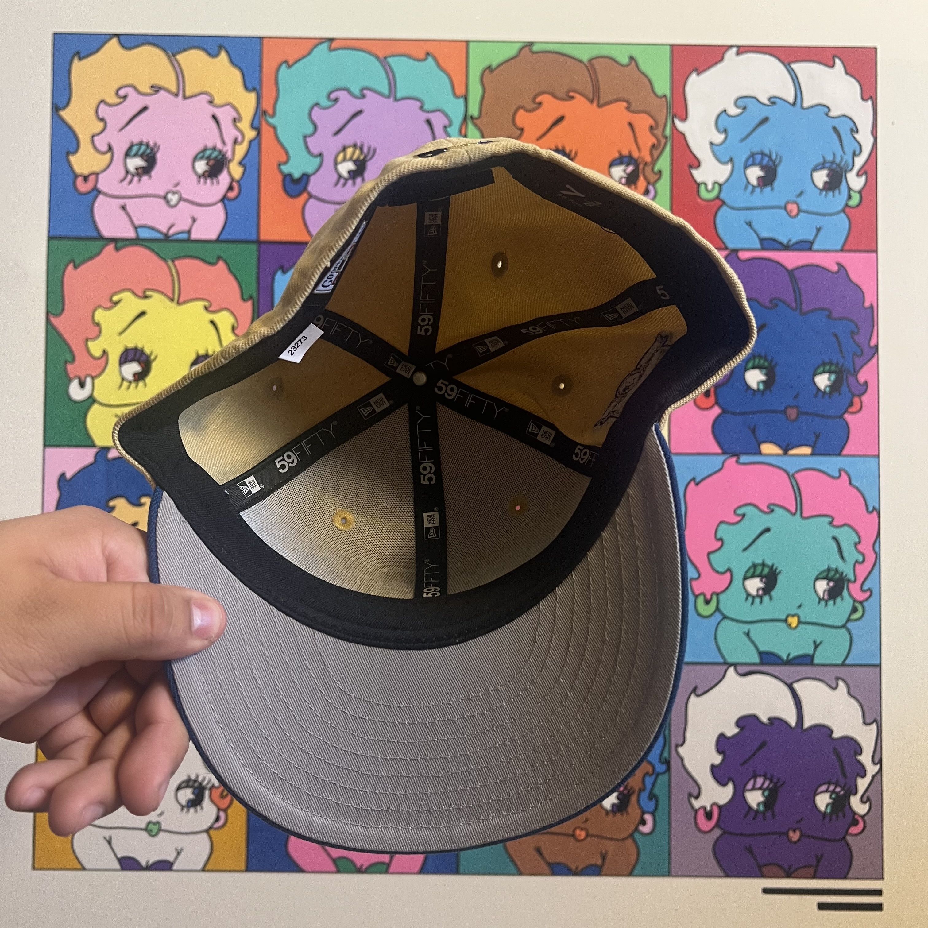 New Era 7 3/8 New era Los angeles Fitted Two Tone Size ONE SIZE - 3 Thumbnail