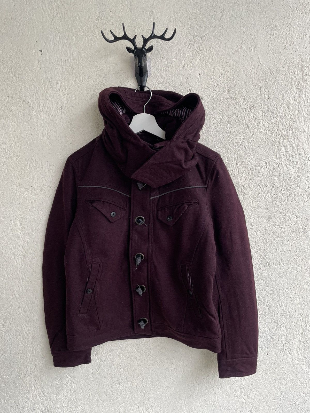 00s Archival Undercover Nicole Hooded Toggle LGB Gothic If6