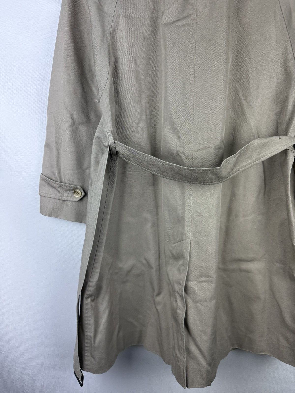 Burberry Burberrys Vintage Nova Check Lined Belted Trench Coat Jacket Size M / US 6-8 / IT 42-44 - 16 Thumbnail