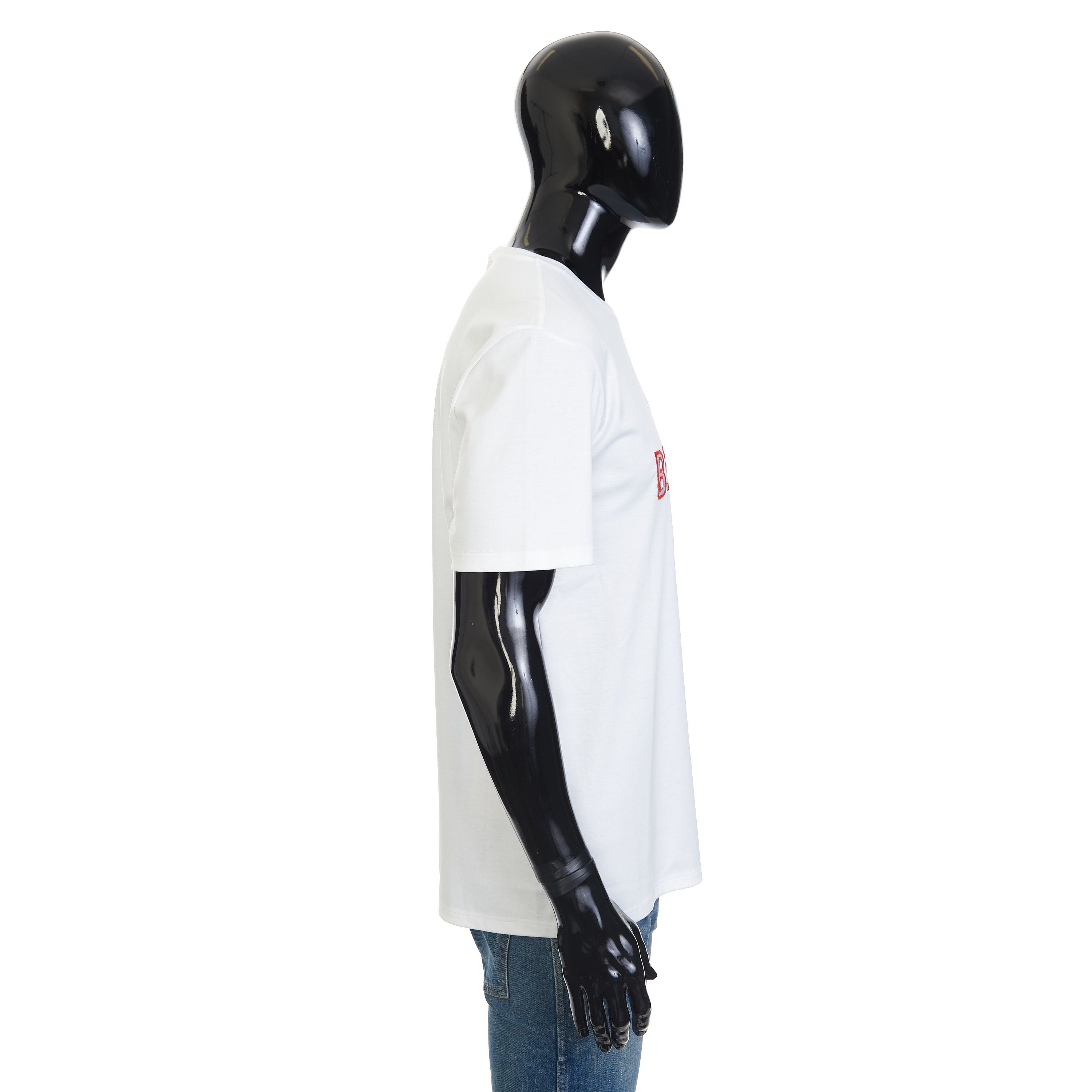 Berluti Embroidered Logo T-shirt In Optic White Cotton Size US XL / EU 56 / 4 - 7 Thumbnail