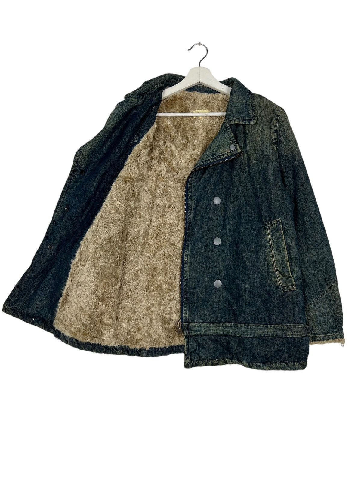 Johnbull 🔥 JOHN BULL DYED BROKEN DENIM JACKET Size US M / EU 48-50 / 2 - 9 Thumbnail