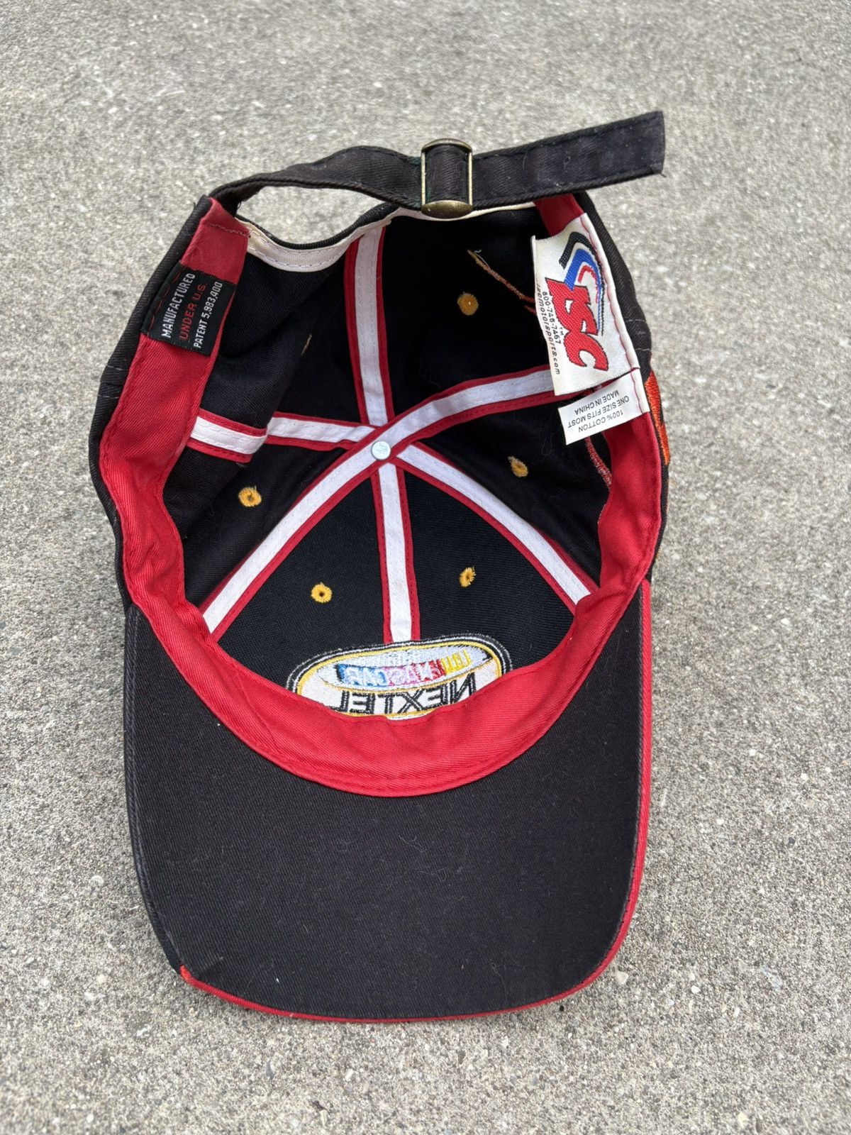 NASCAR NASCAR Racing Nextel Cup Series Flames Hat Size ONE SIZE - 6 Thumbnail
