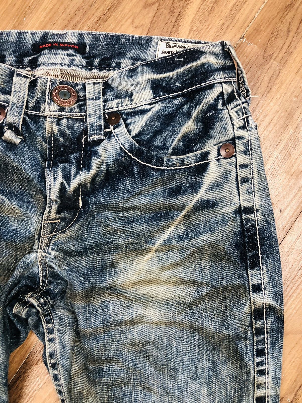 Japanese Brand BlueWay Garments W38 Flare Bootcut (37) Size US 28 / EU 44 - 6 Thumbnail