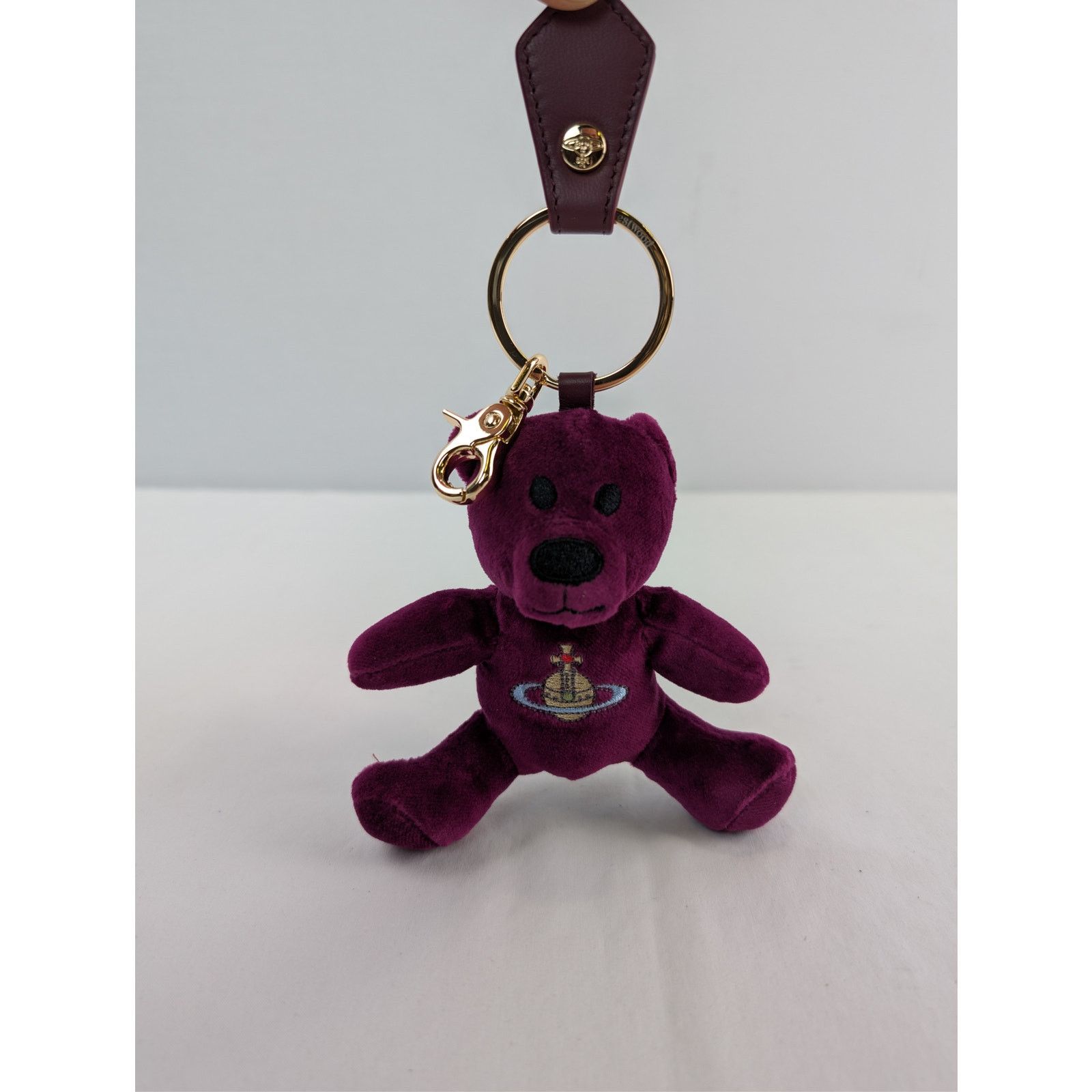 Vivienne Westwood o1rshd1 Size: OS / Teddy Bear Keyring / Bag Charm in Purple Size ONE SIZE - 13 Thumbnail