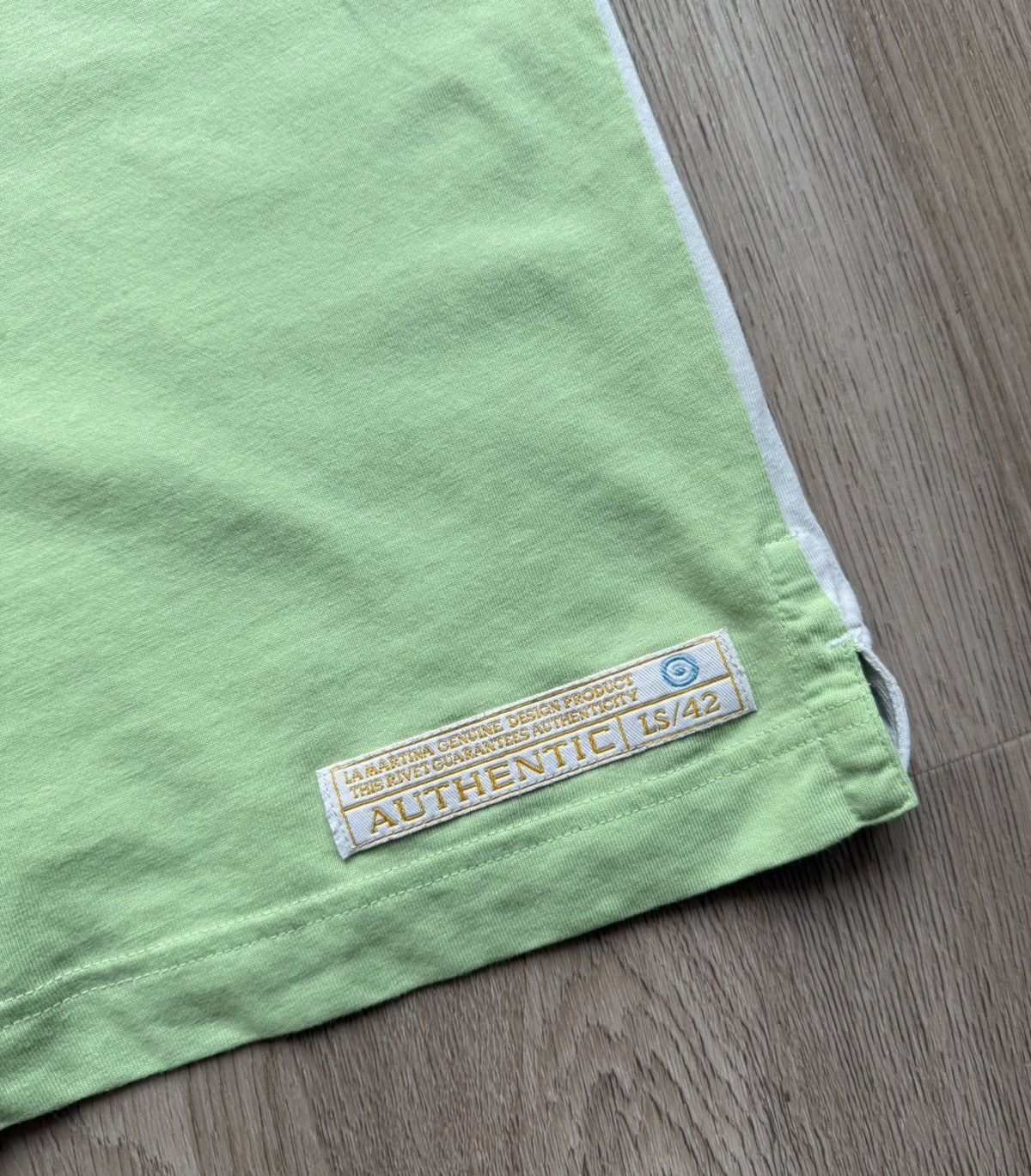 La Martina La Martina Careys Polo #3 White/Green Polo T-Shirt Size US M / EU 48-50 / 2 - 12 Thumbnail