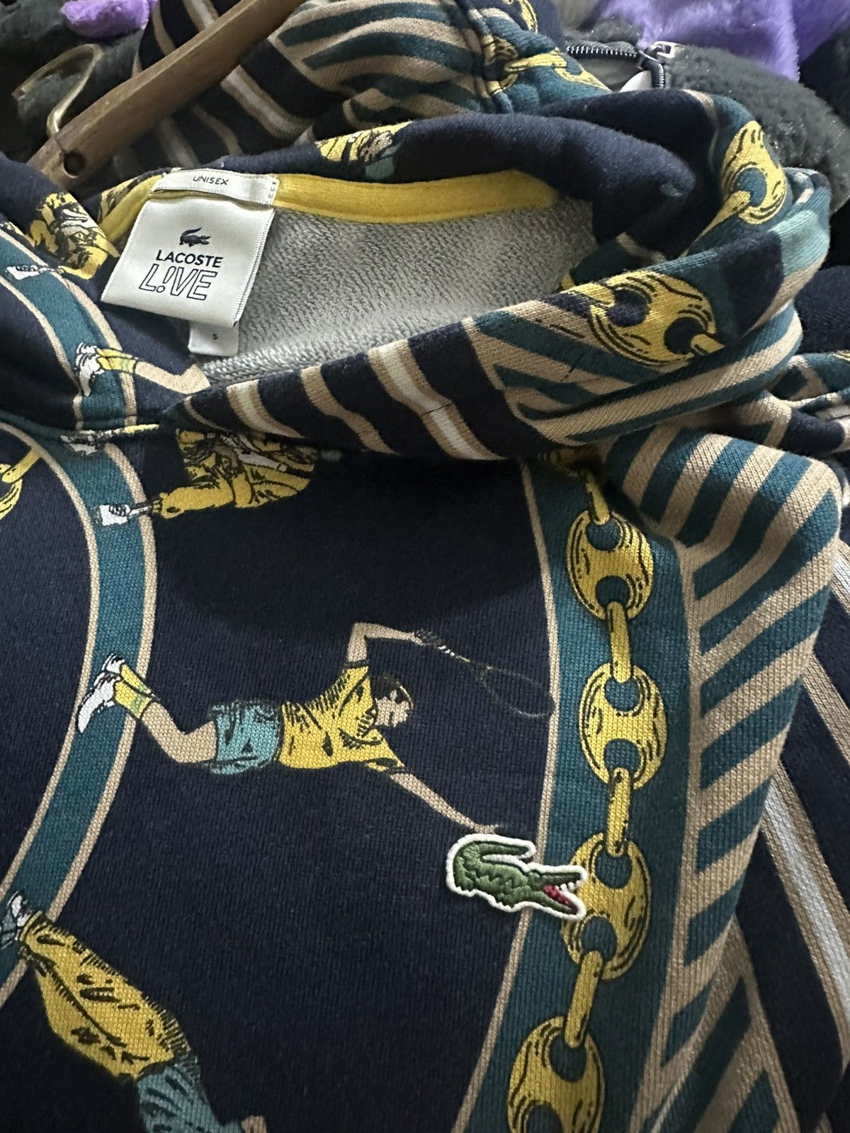 Lacoste Lacoste Scarf Print Size US S / EU 44-46 / 1 - 2 Thumbnail